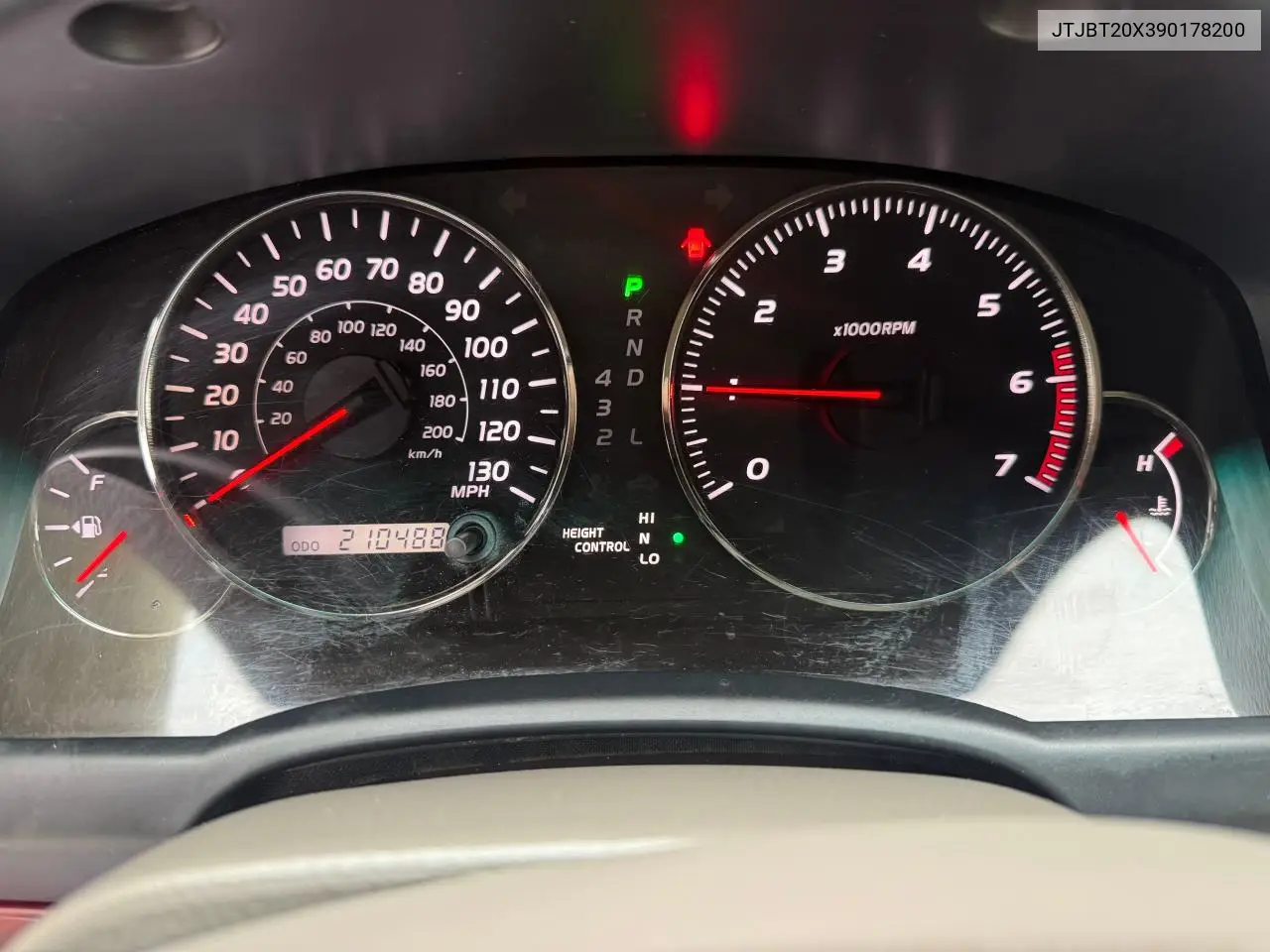 2009 Lexus Gx 470 VIN: JTJBT20X390178200 Lot: 63165595