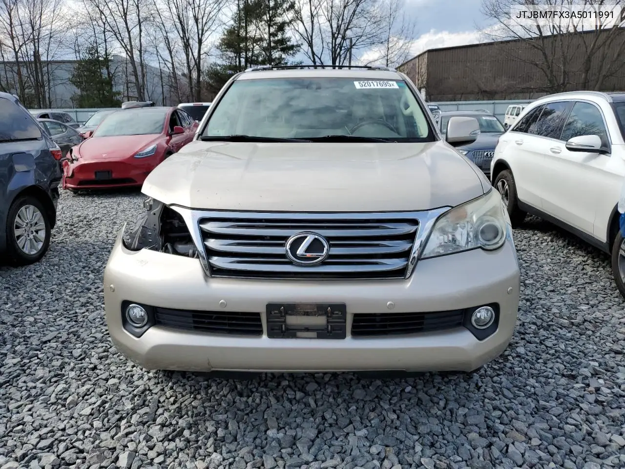 2010 Lexus Gx 460 VIN: JTJBM7FX3A5011991 Lot: 52017695