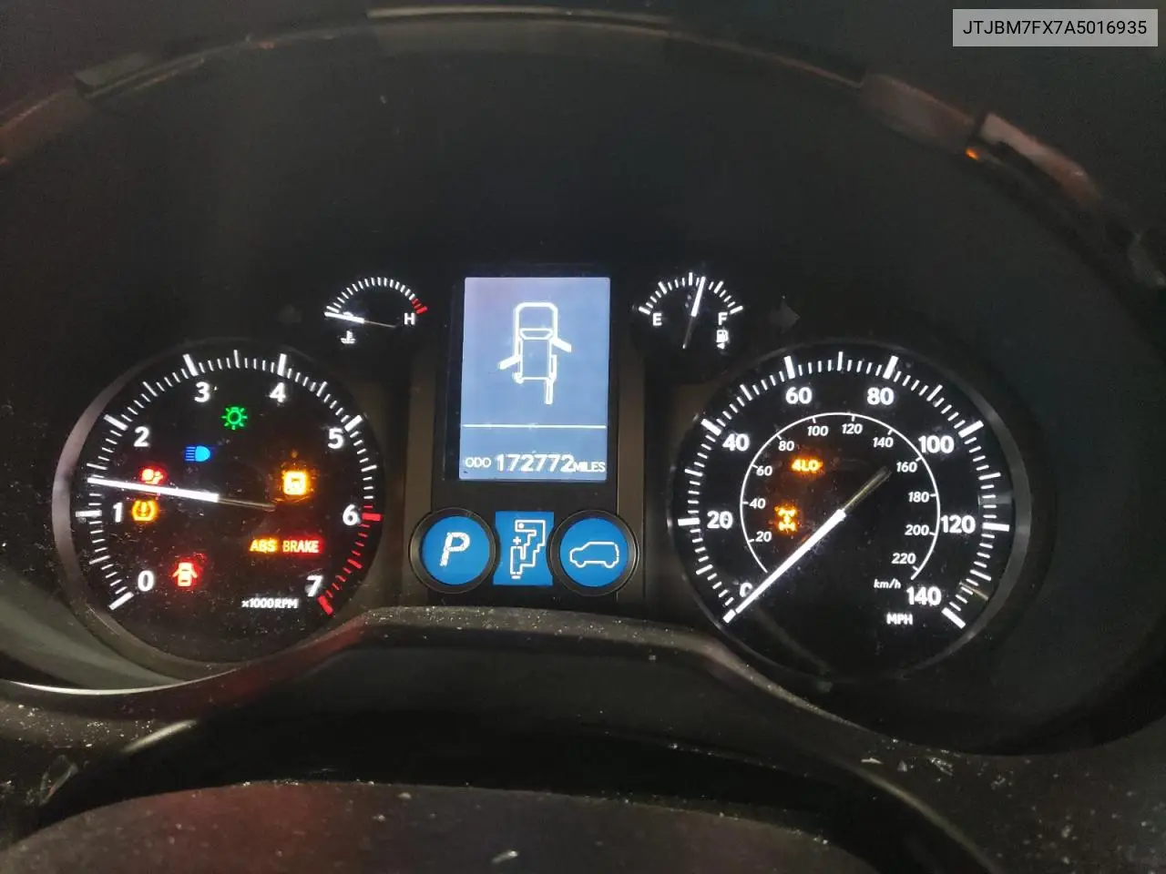 2010 Lexus Gx 460 VIN: JTJBM7FX7A5016935 Lot: 65191065