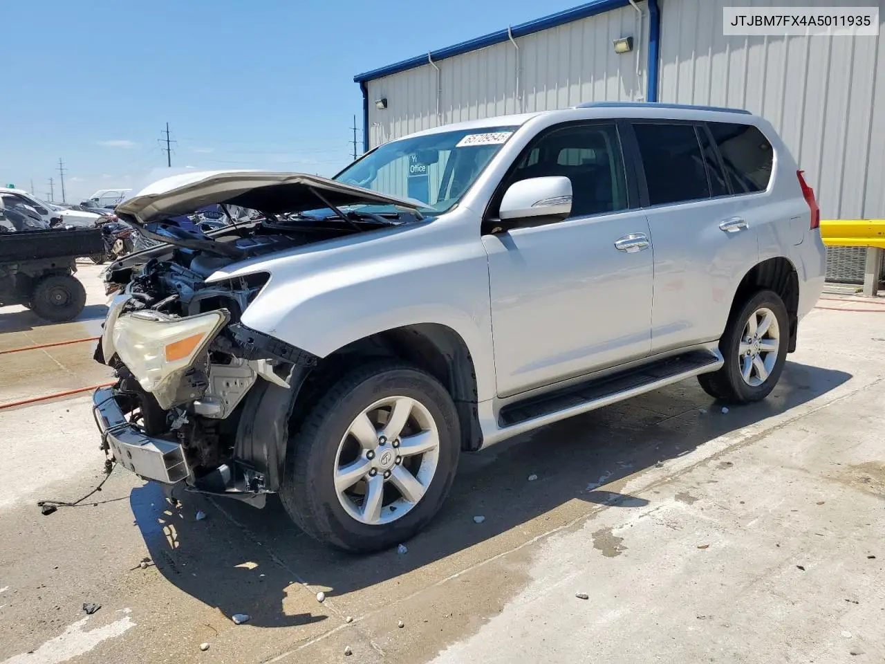 2010 Lexus Gx 460 VIN: JTJBM7FX4A5011935 Lot: 65709545