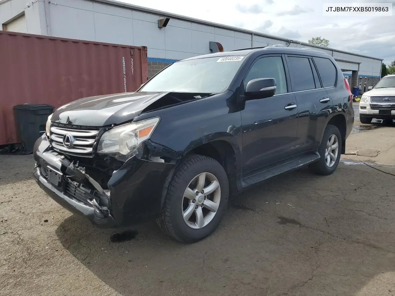 2011 Lexus Gx 460 VIN: JTJBM7FXXB5019863 Lot: 60040235