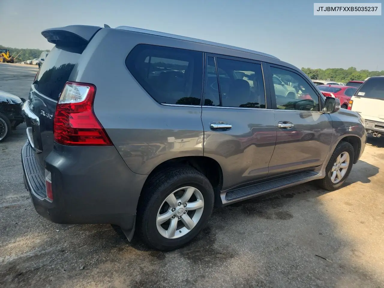 2011 Lexus Gx 460 VIN: JTJBM7FXXB5035237 Lot: 62081625