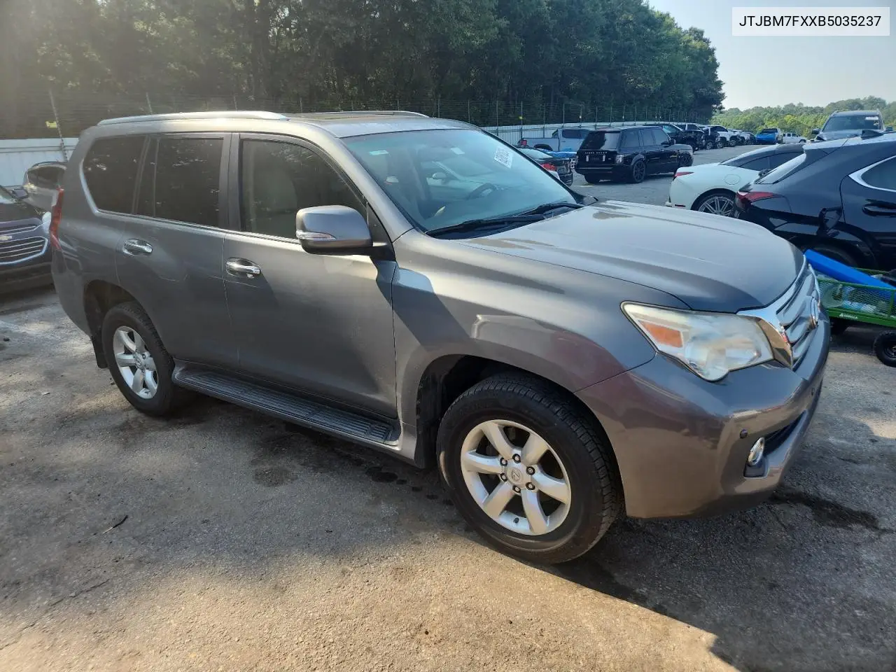2011 Lexus Gx 460 VIN: JTJBM7FXXB5035237 Lot: 62081625