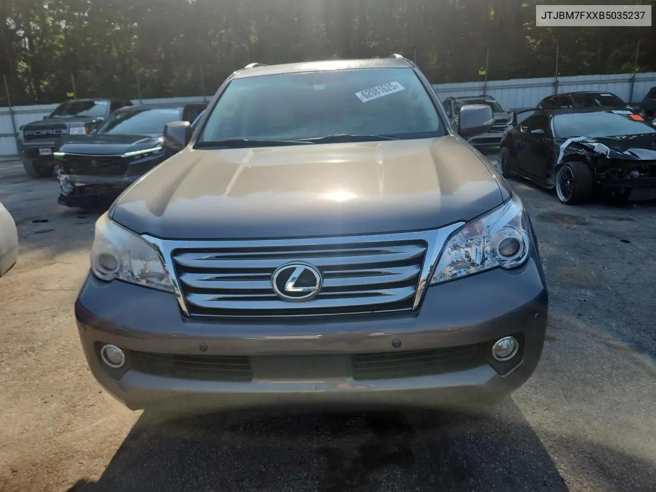 2011 Lexus Gx 460 VIN: JTJBM7FXXB5035237 Lot: 62081625
