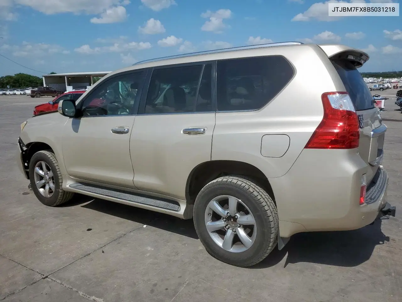 2011 Lexus Gx 460 VIN: JTJBM7FX8B5031218 Lot: 62231095