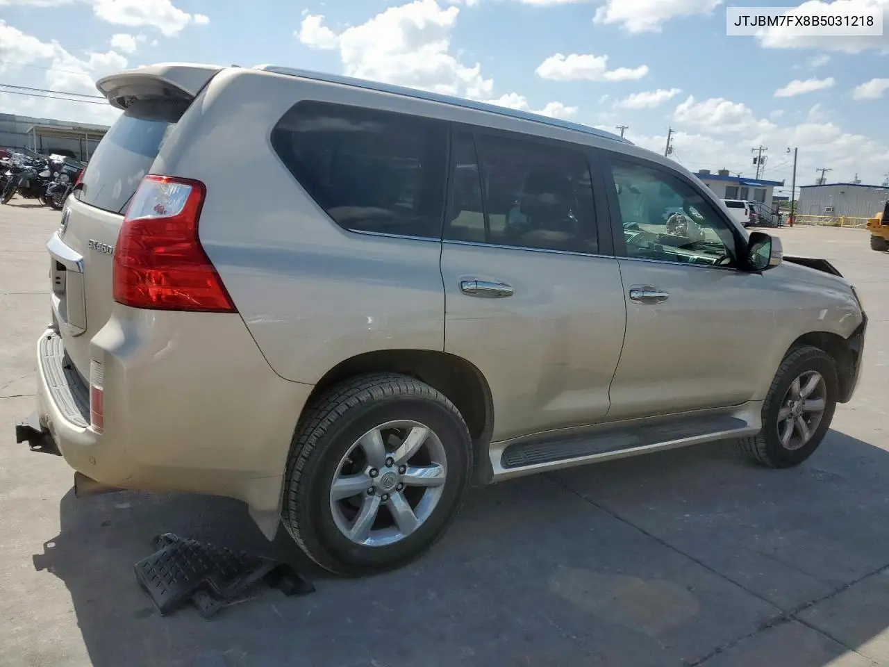 2011 Lexus Gx 460 VIN: JTJBM7FX8B5031218 Lot: 62231095