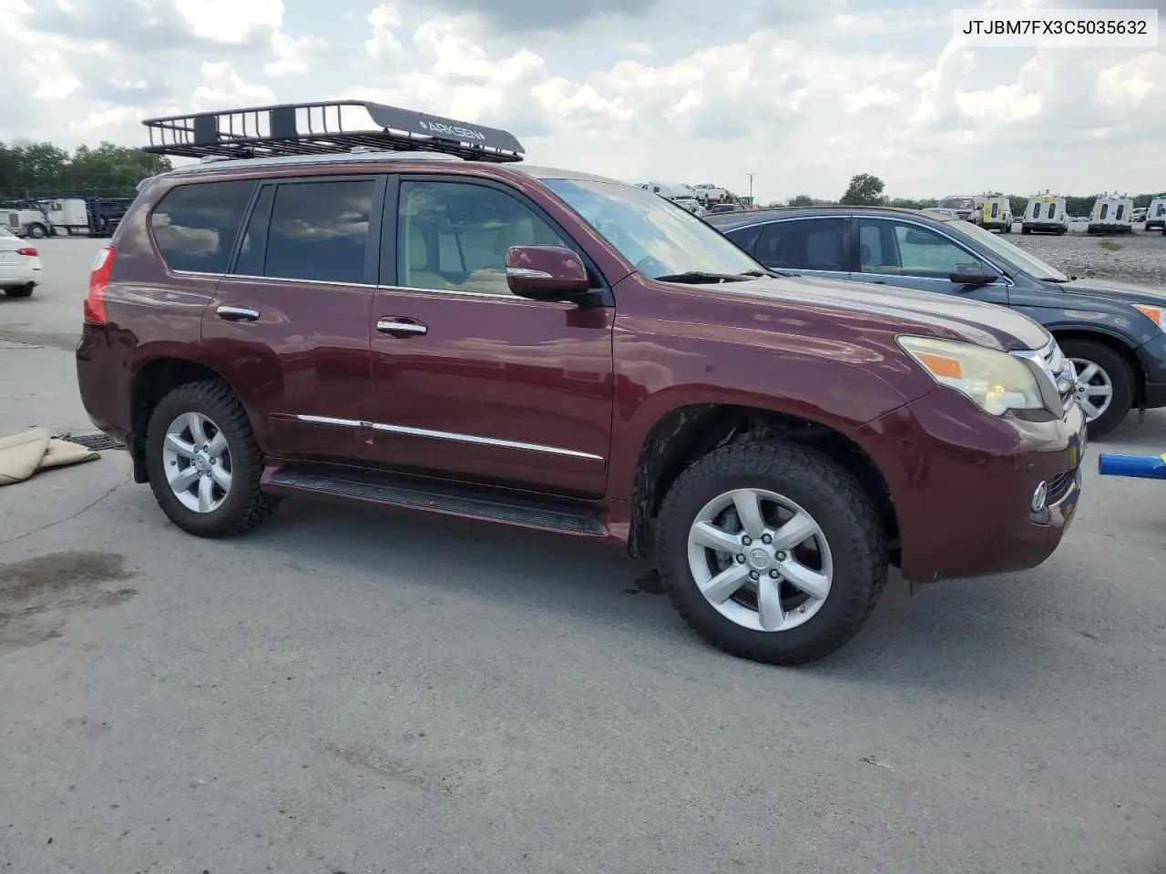2012 Lexus Gx 460 VIN: JTJBM7FX3C5035632 Lot: 63561825