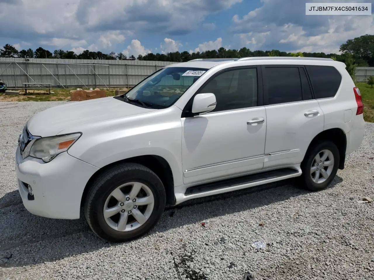 2012 Lexus Gx 460 VIN: JTJBM7FX4C5041634 Lot: 63746085