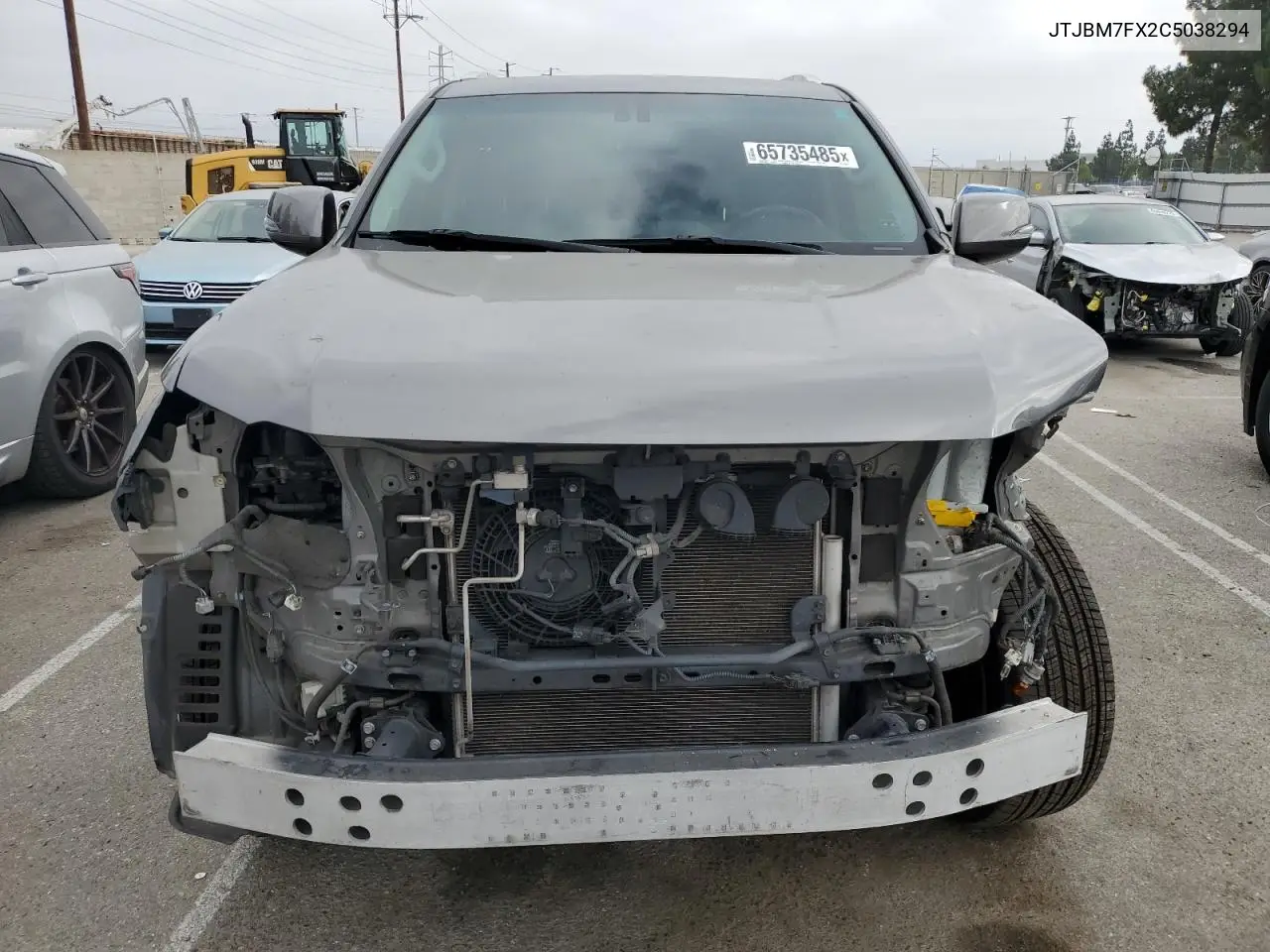 2012 Lexus Gx 460 VIN: JTJBM7FX2C5038294 Lot: 65735485