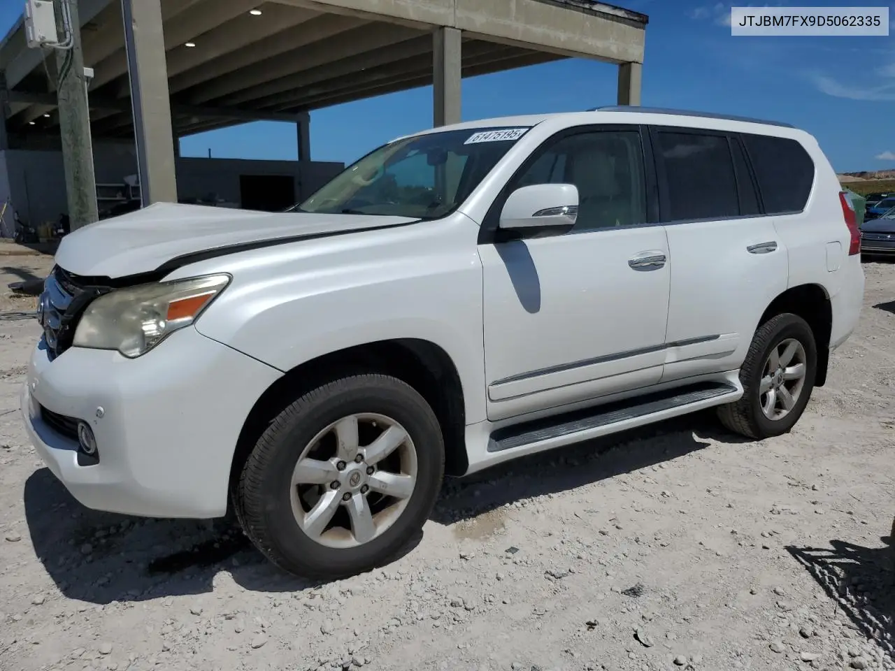 2013 Lexus Gx 460 VIN: JTJBM7FX9D5062335 Lot: 61475195