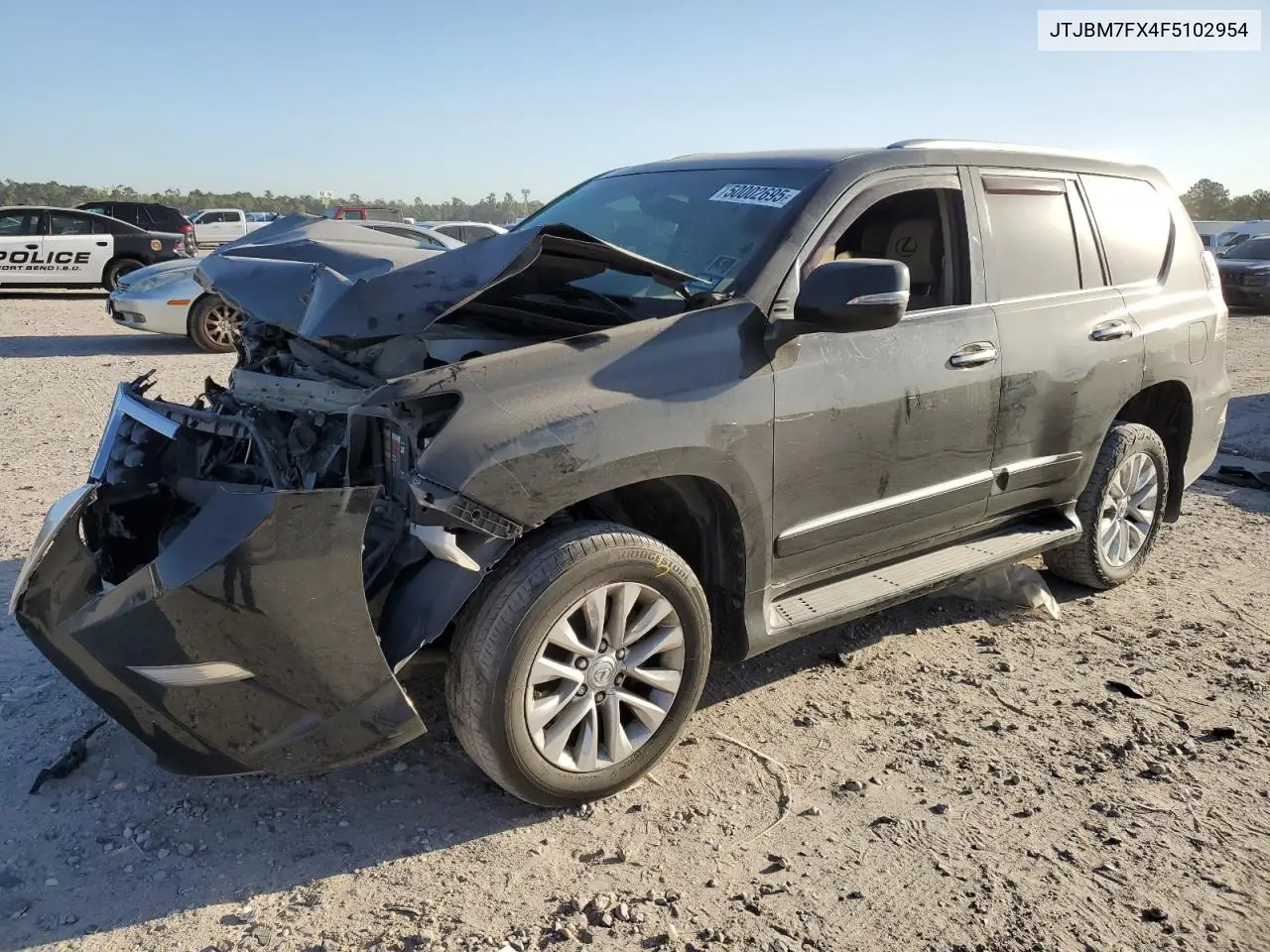 2015 Lexus Gx 460 VIN: JTJBM7FX4F5102954 Lot: 50002695
