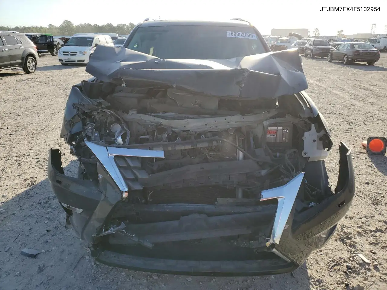 2015 Lexus Gx 460 VIN: JTJBM7FX4F5102954 Lot: 50002695