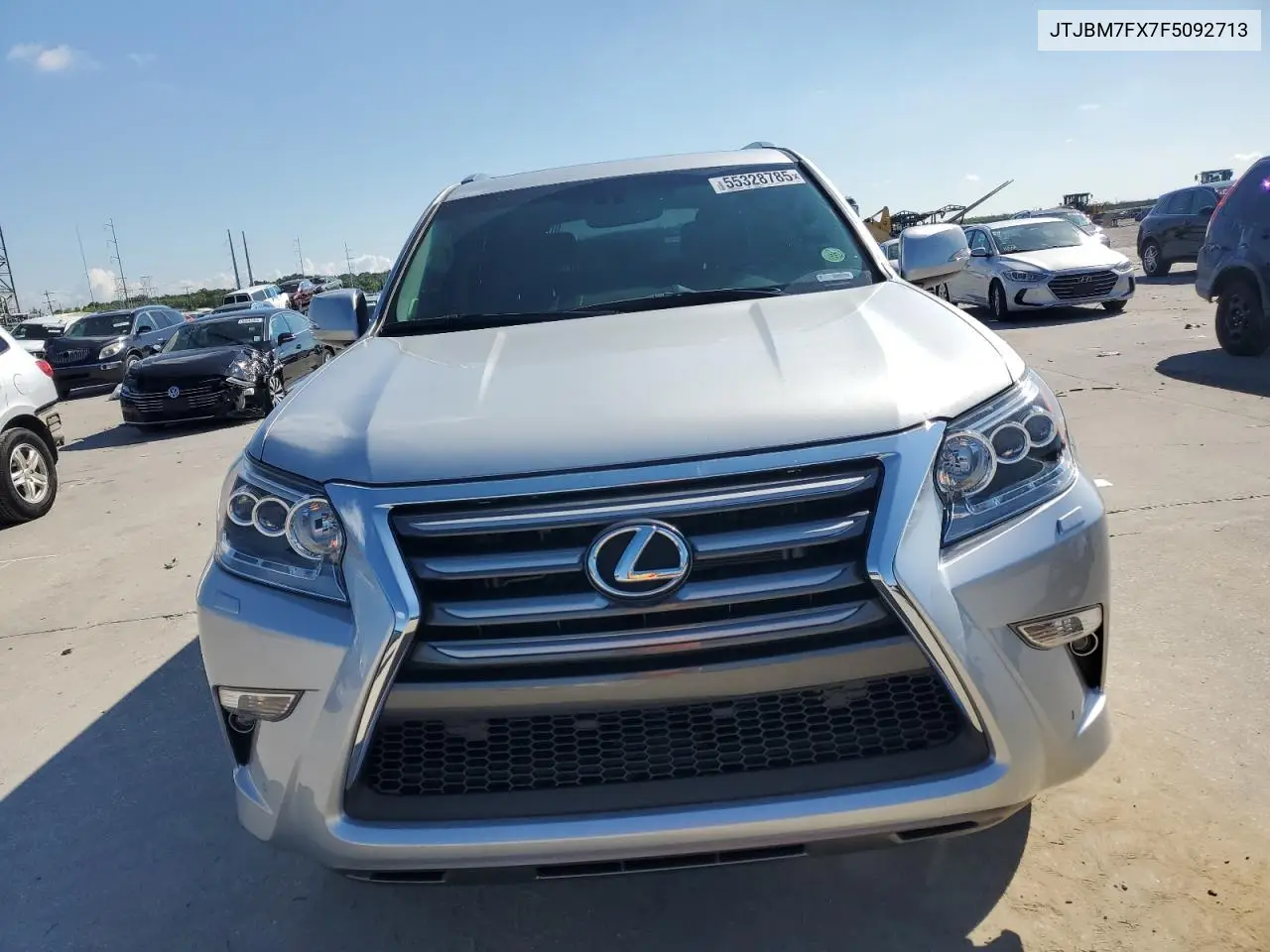 2015 Lexus Gx 460 VIN: JTJBM7FX7F5092713 Lot: 55328785