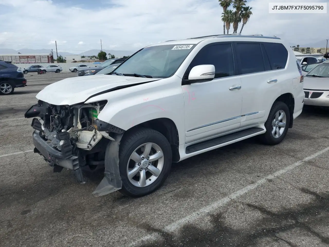 2015 Lexus Gx 460 VIN: JTJBM7FX7F5095790 Lot: 56546735