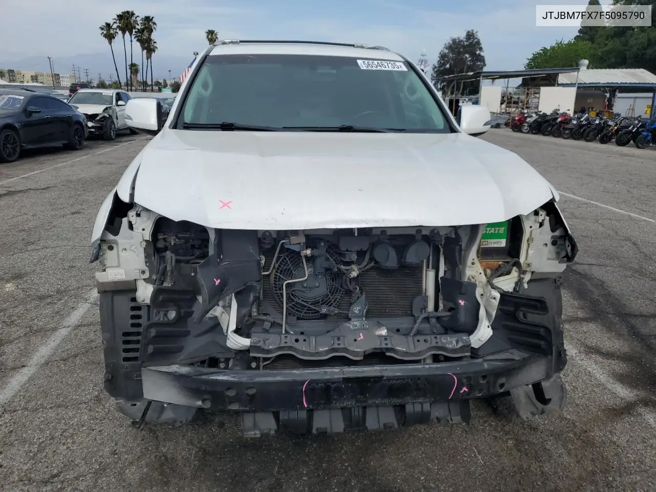 2015 Lexus Gx 460 VIN: JTJBM7FX7F5095790 Lot: 56546735