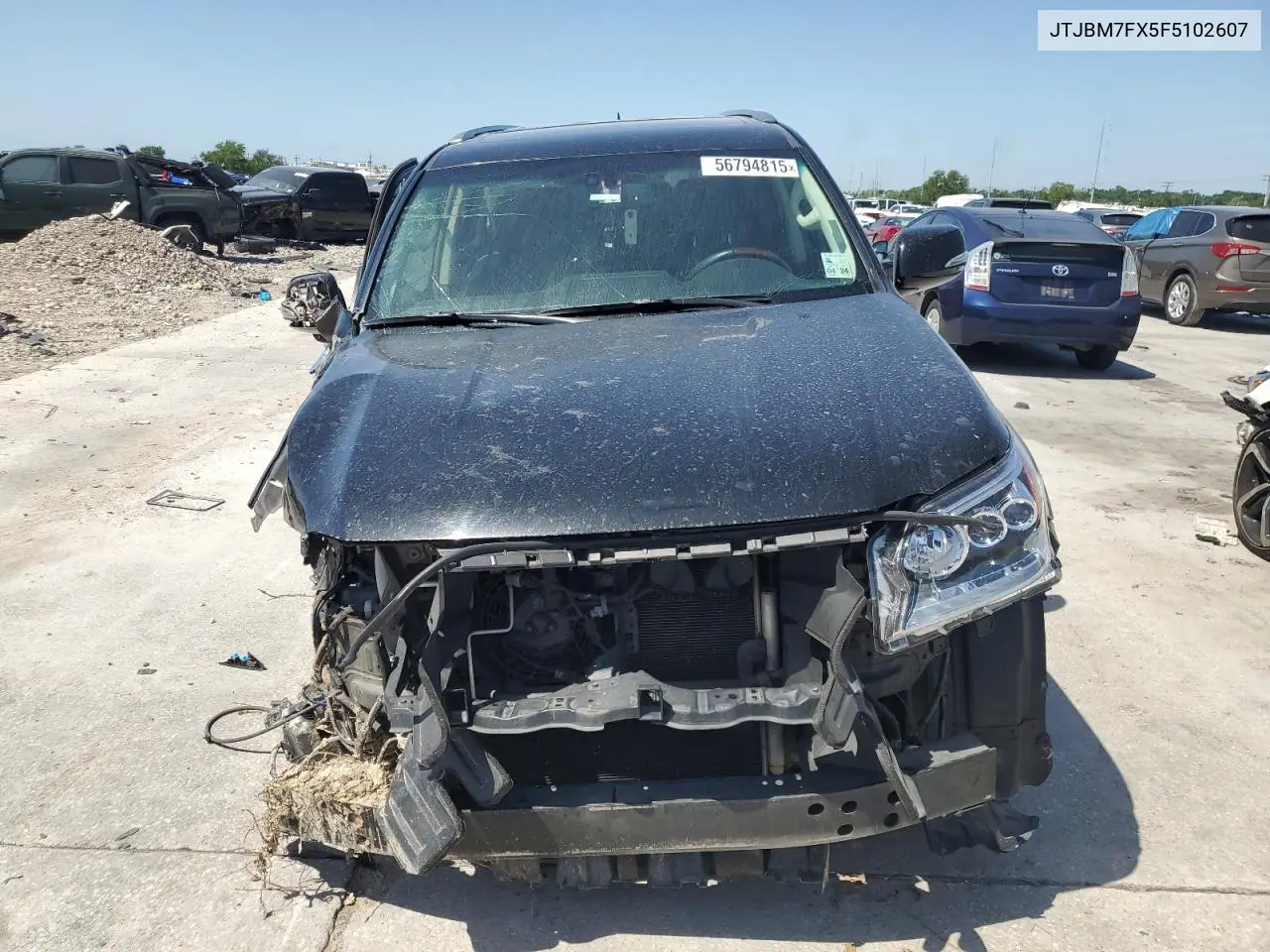 2015 Lexus Gx 460 VIN: JTJBM7FX5F5102607 Lot: 56794815
