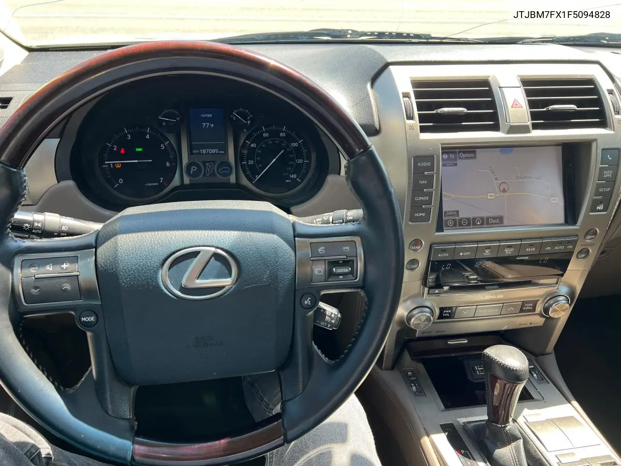 2015 Lexus Gx 460 VIN: JTJBM7FX1F5094828 Lot: 56989225