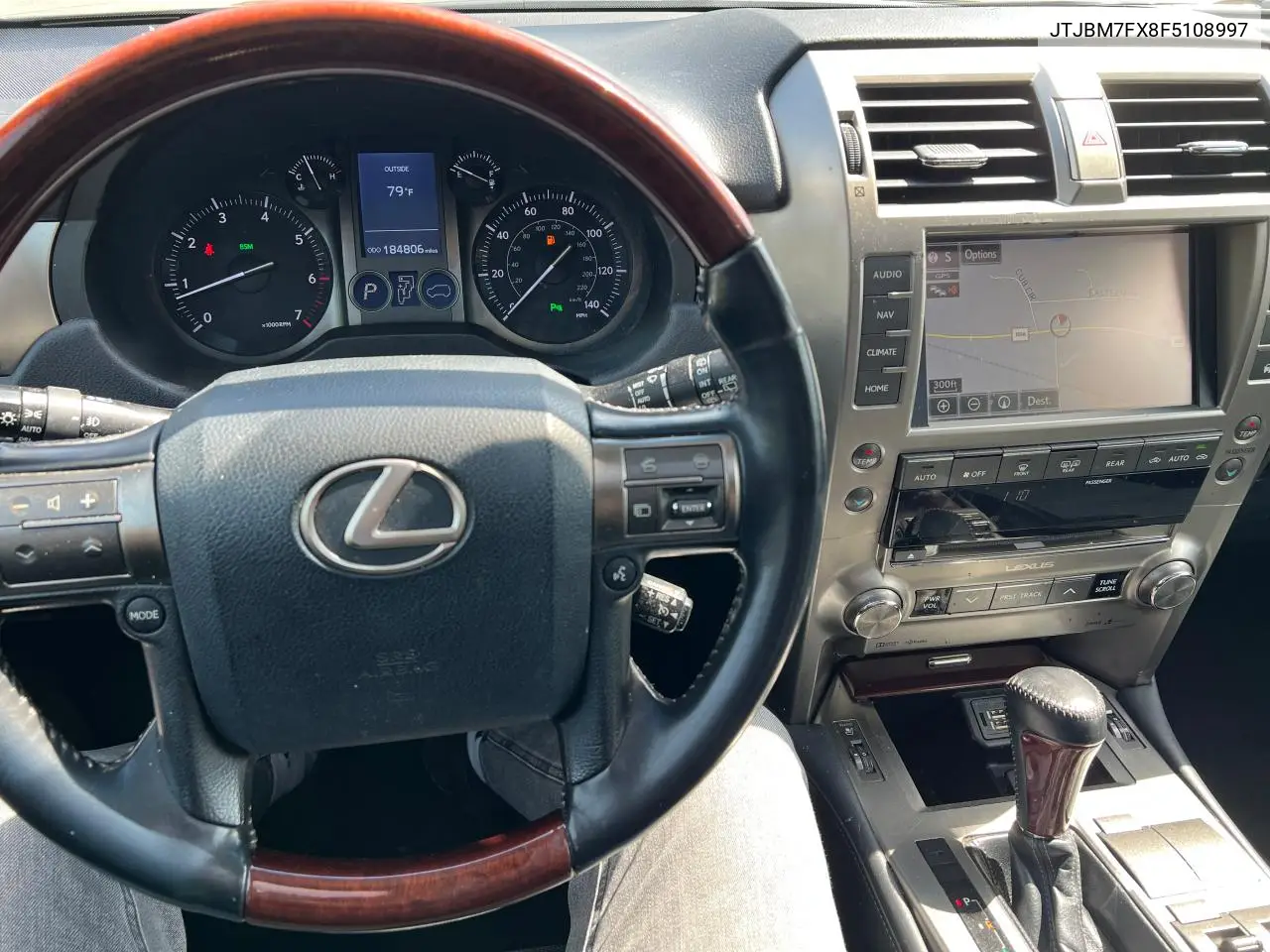 2015 Lexus Gx 460 VIN: JTJBM7FX8F5108997 Lot: 57177825