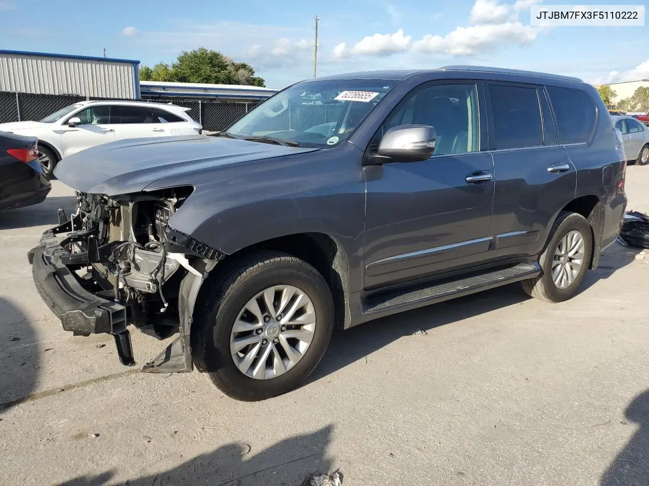 2015 Lexus Gx 460 VIN: JTJBM7FX3F5110222 Lot: 62286655
