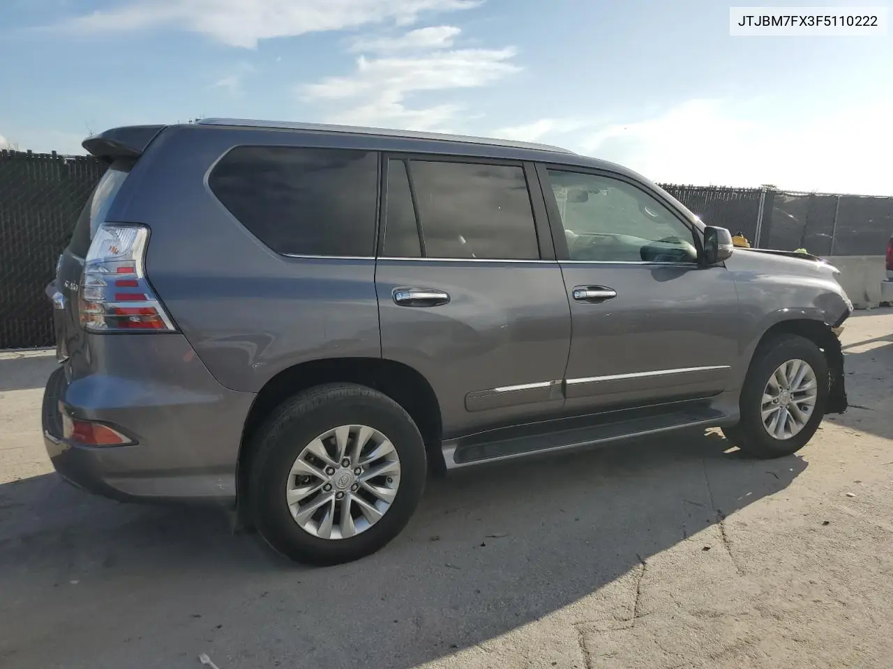 2015 Lexus Gx 460 VIN: JTJBM7FX3F5110222 Lot: 62286655