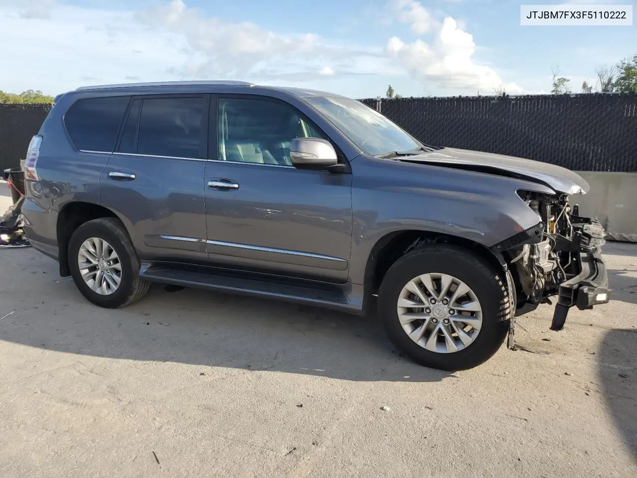 2015 Lexus Gx 460 VIN: JTJBM7FX3F5110222 Lot: 62286655