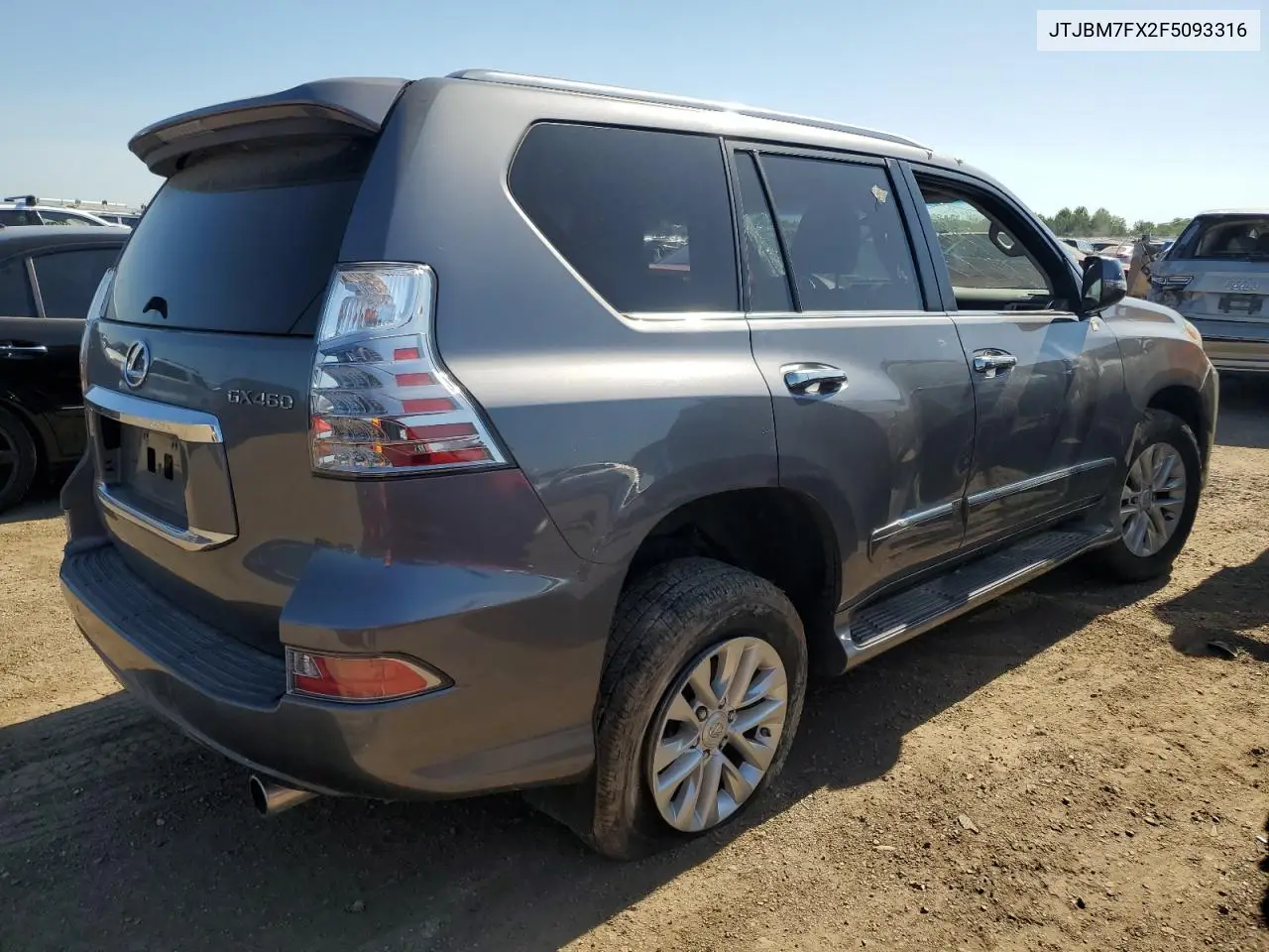 2015 Lexus Gx 460 VIN: JTJBM7FX2F5093316 Lot: 63414075