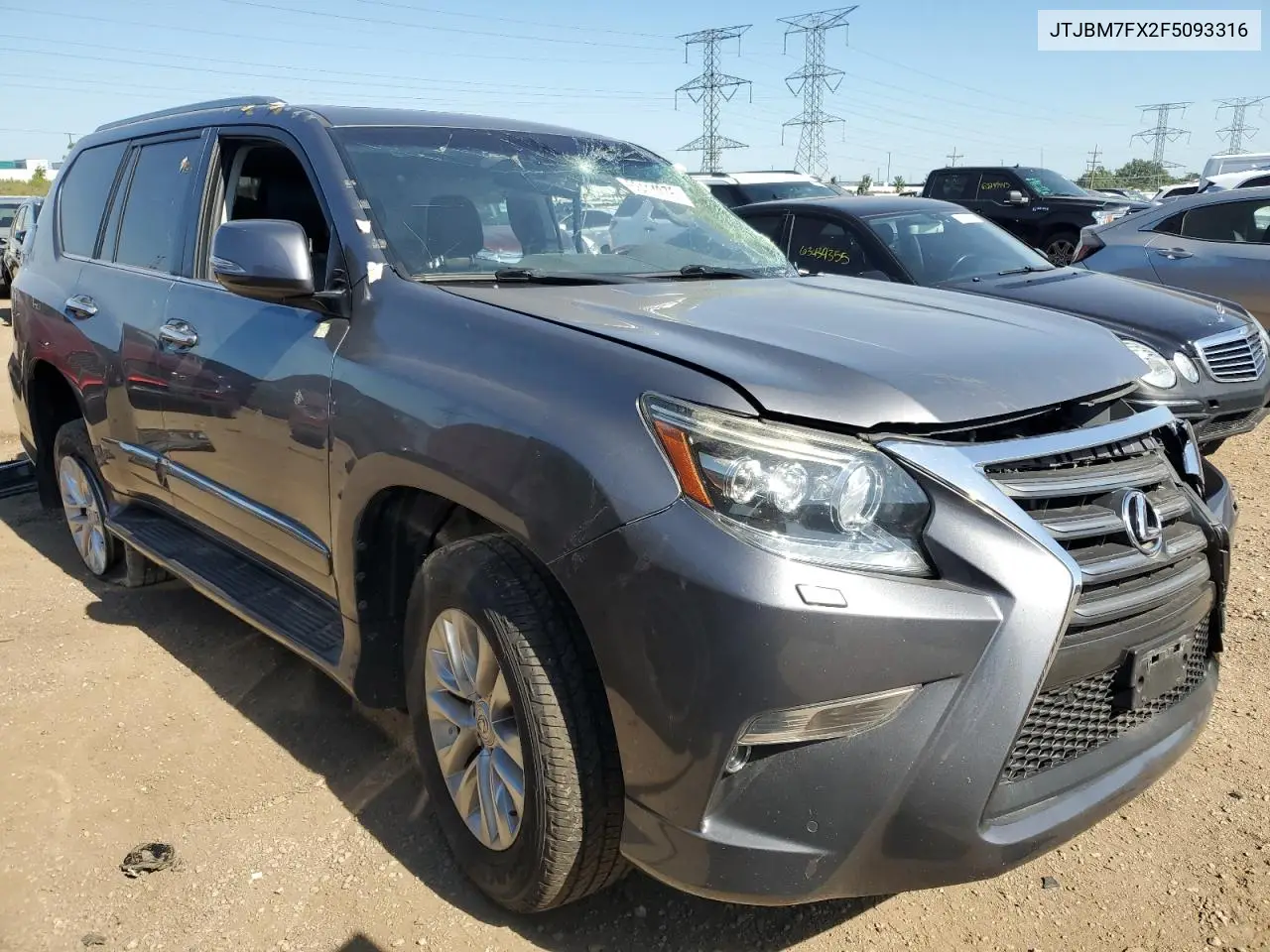 2015 Lexus Gx 460 VIN: JTJBM7FX2F5093316 Lot: 63414075