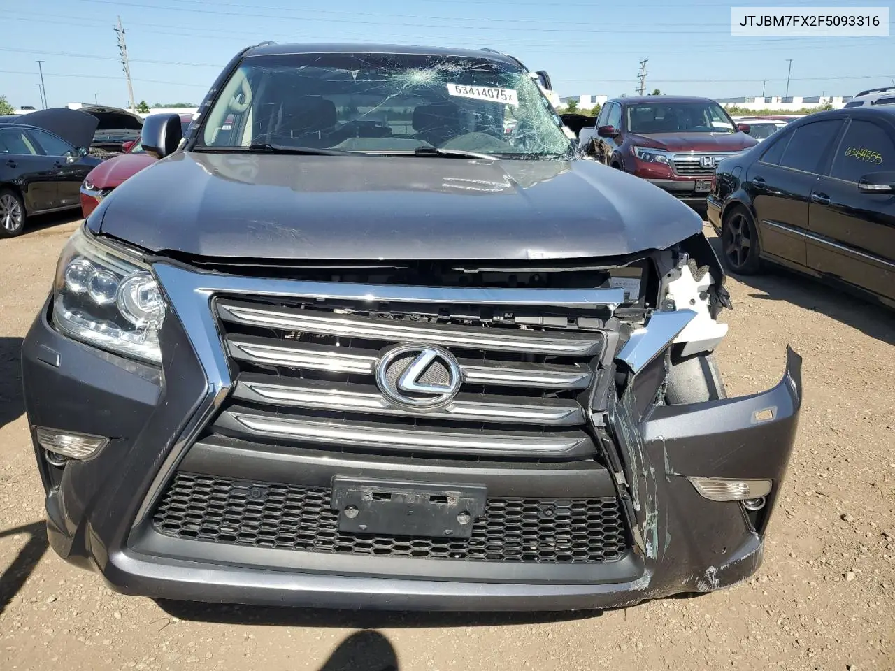 2015 Lexus Gx 460 VIN: JTJBM7FX2F5093316 Lot: 63414075