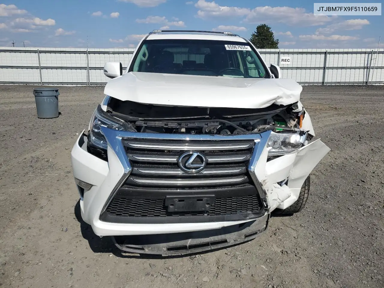 2015 Lexus Gx 460 VIN: JTJBM7FX9F5110659 Lot: 65967655