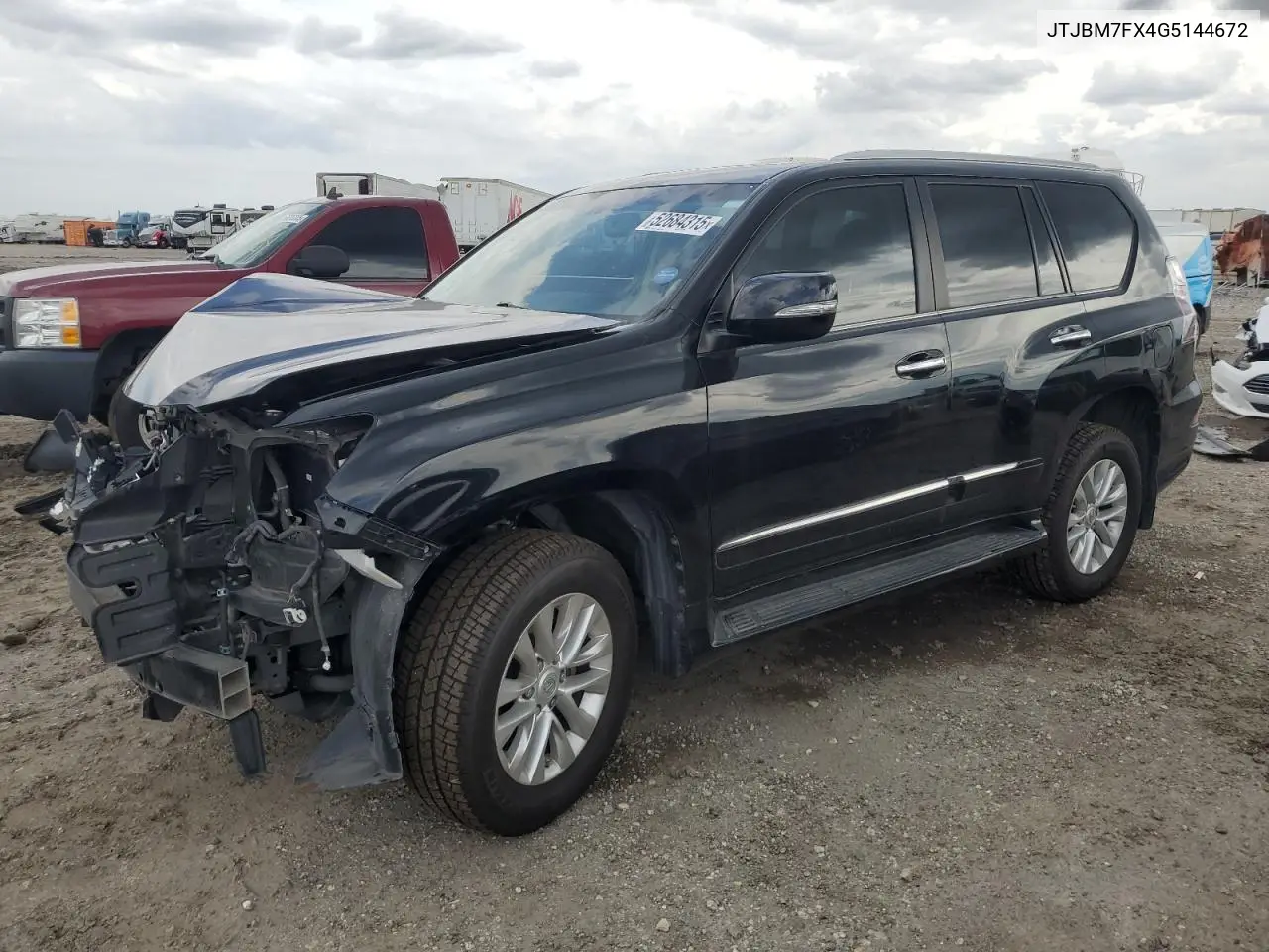 2016 Lexus Gx 460 VIN: JTJBM7FX4G5144672 Lot: 52684315