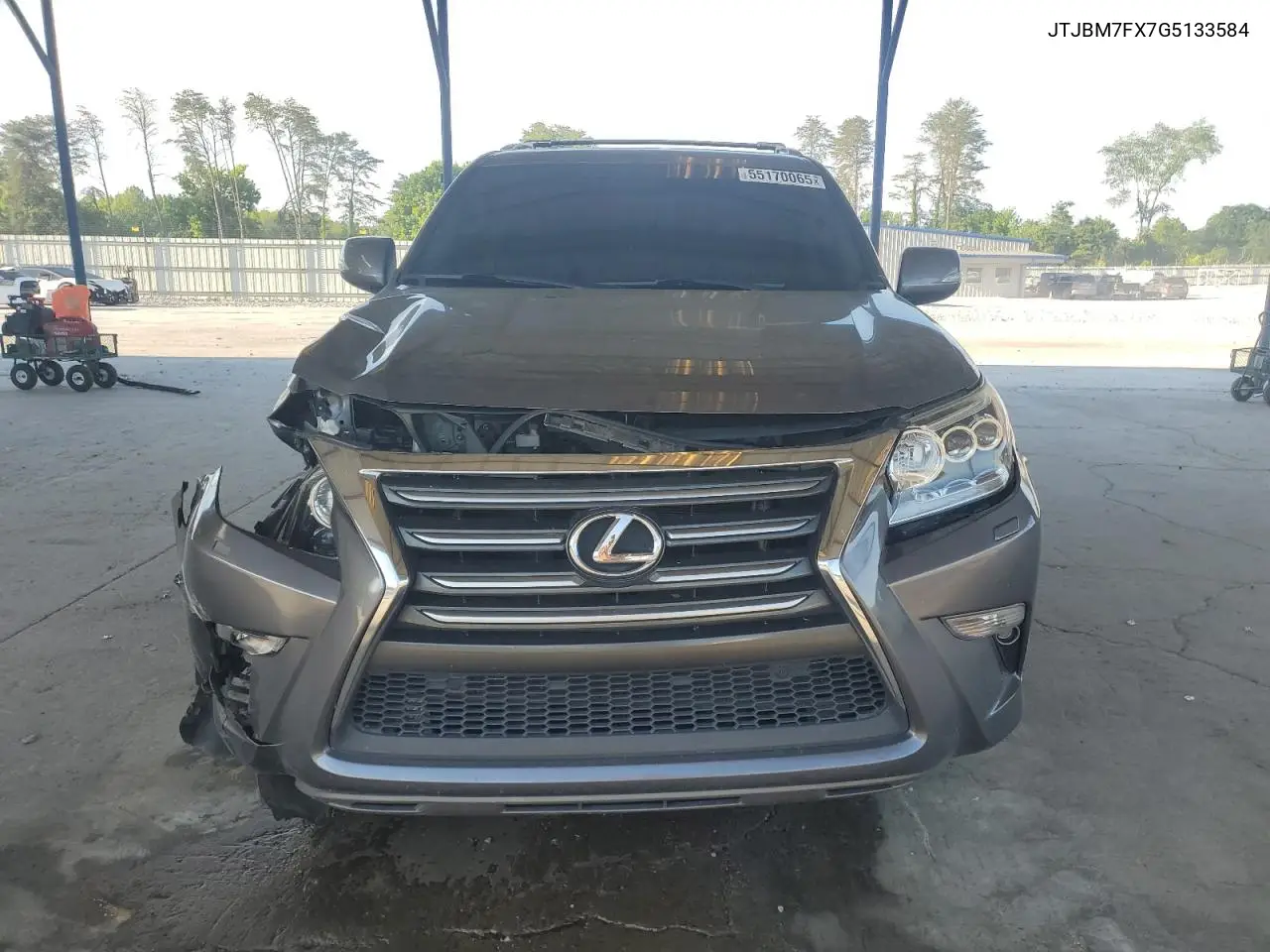 2016 Lexus Gx 460 VIN: JTJBM7FX7G5133584 Lot: 55170065