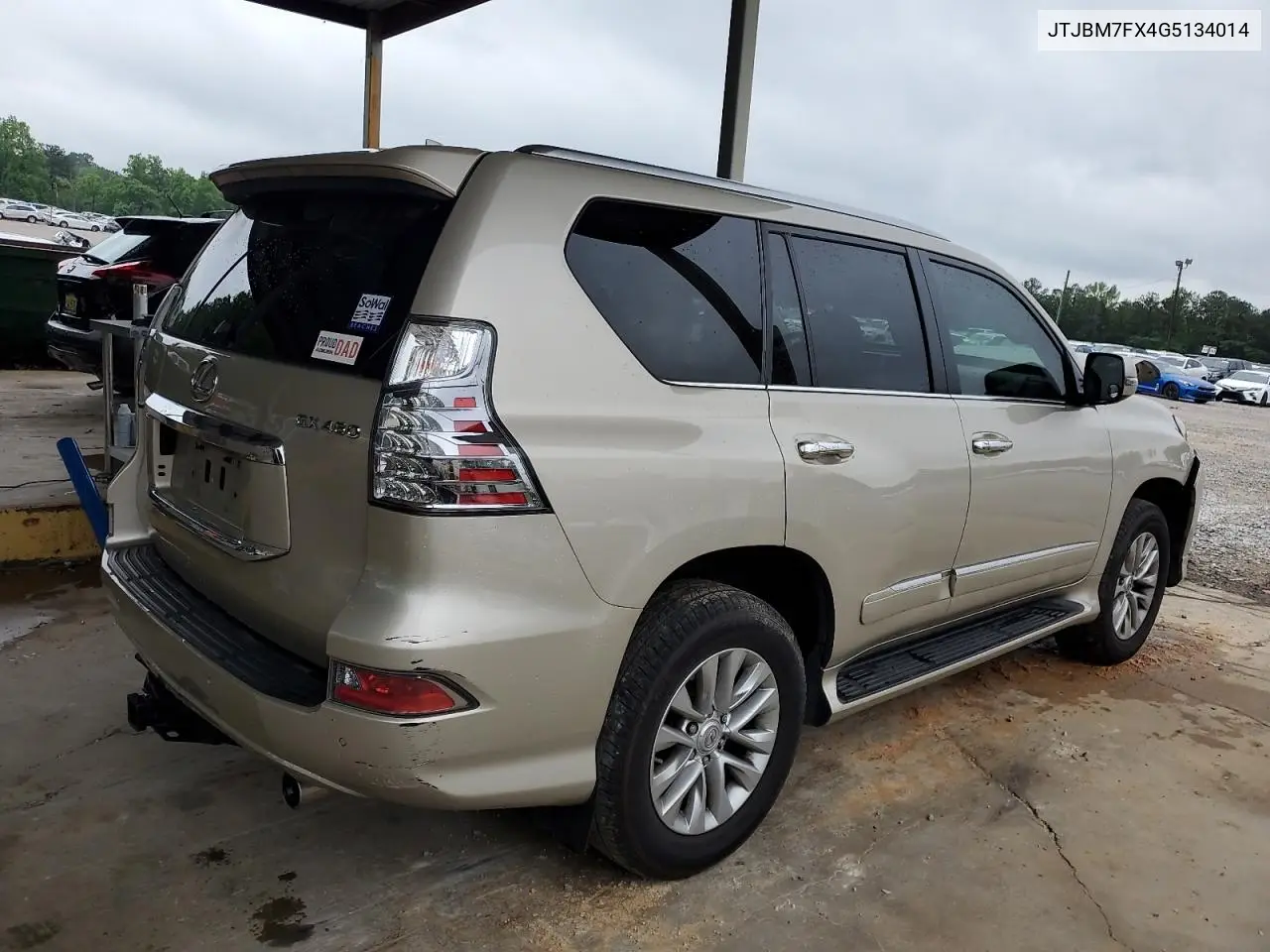 2016 Lexus Gx 460 VIN: JTJBM7FX4G5134014 Lot: 55976255
