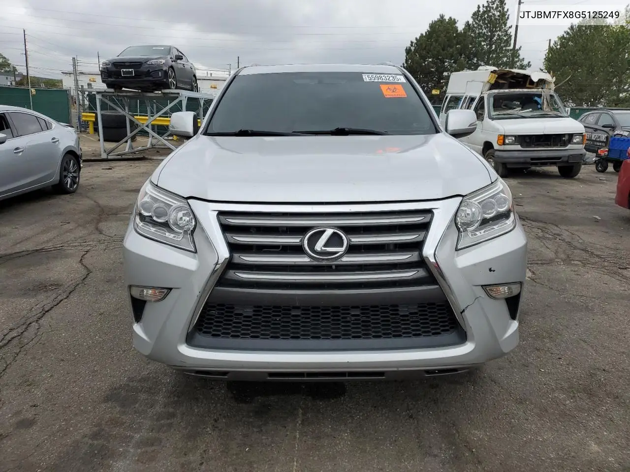 2016 Lexus Gx 460 VIN: JTJBM7FX8G5125249 Lot: 55983235