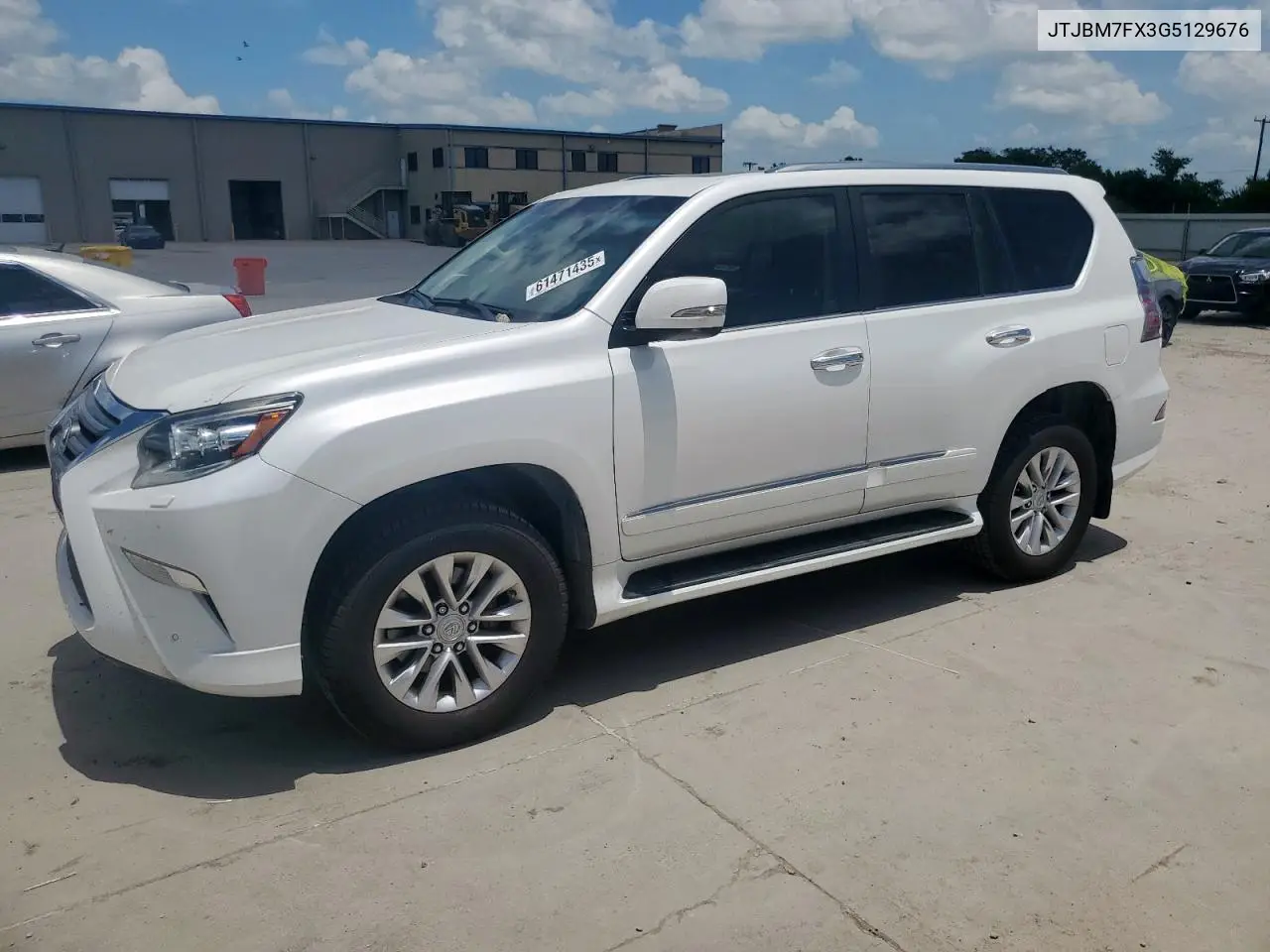 2016 Lexus Gx 460 VIN: JTJBM7FX3G5129676 Lot: 61471435