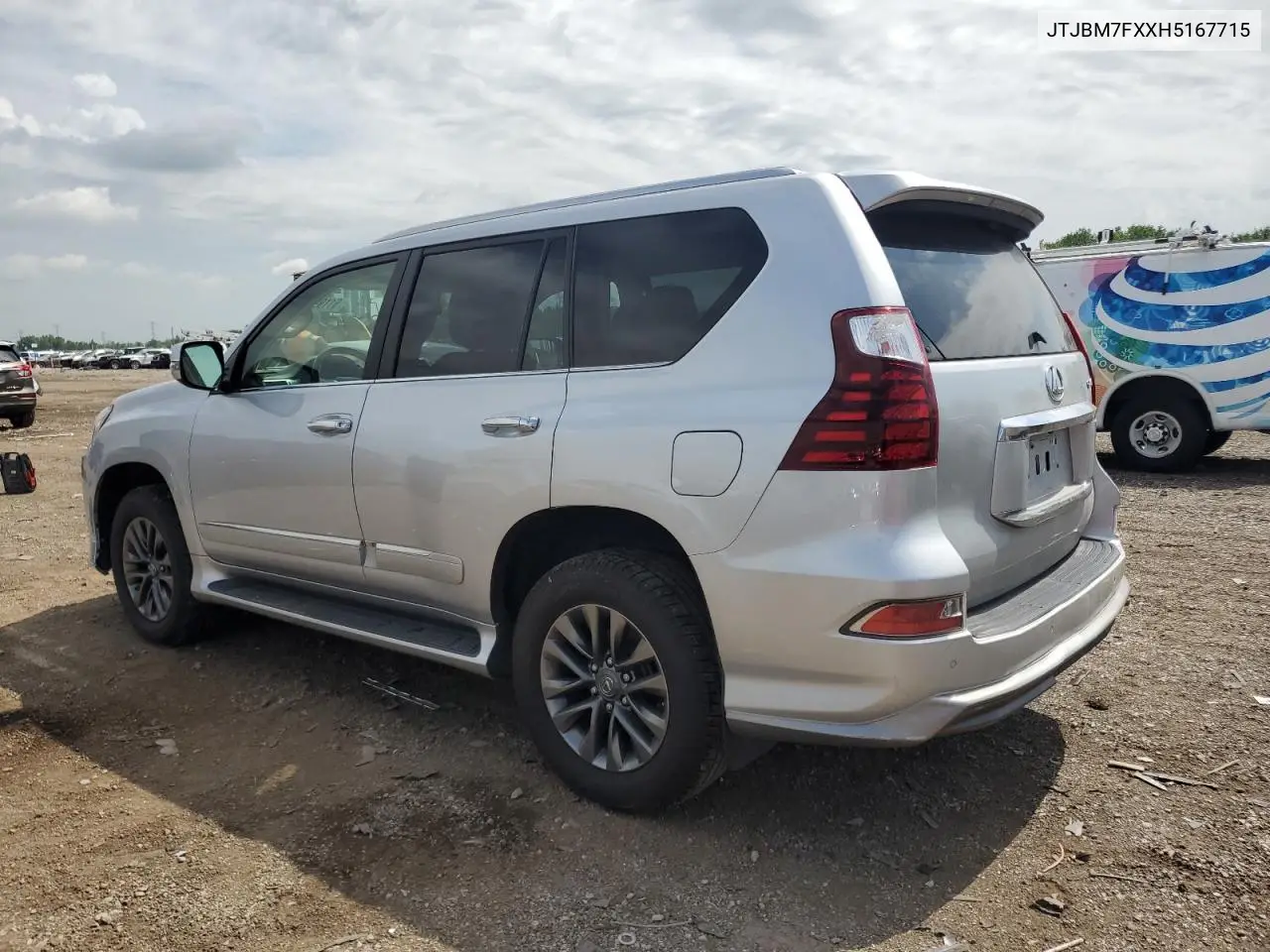 2017 Lexus Gx 460 VIN: JTJBM7FXXH5167715 Lot: 61199915