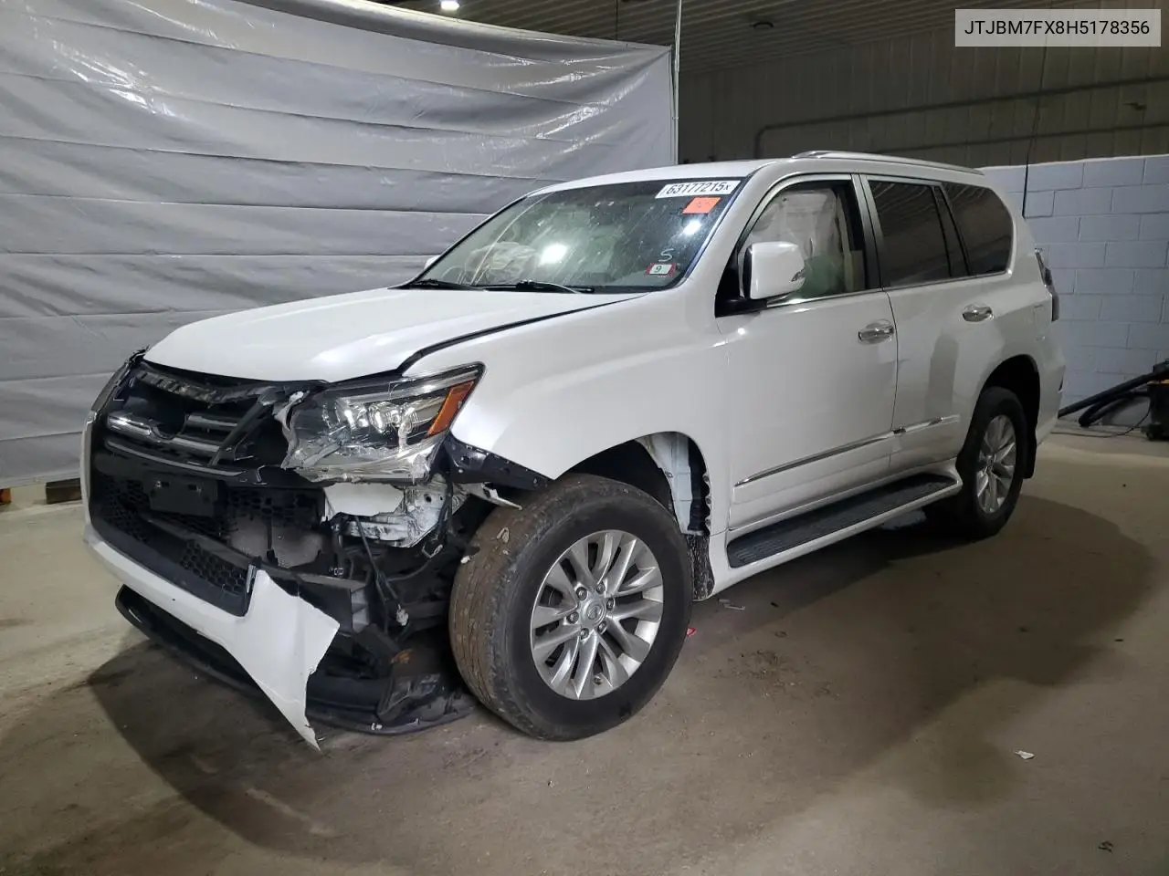 2017 Lexus Gx 460 VIN: JTJBM7FX8H5178356 Lot: 63177215