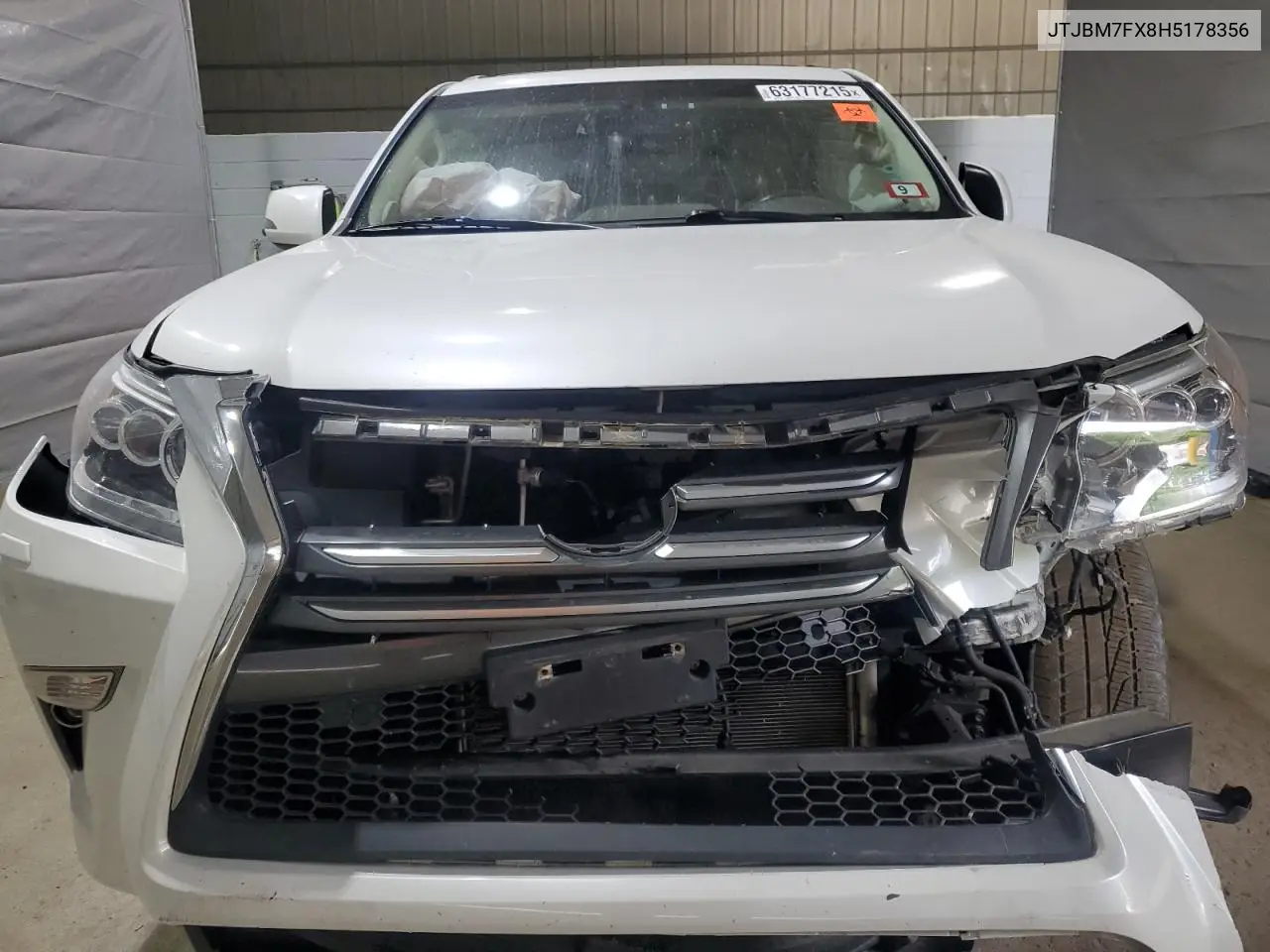 2017 Lexus Gx 460 VIN: JTJBM7FX8H5178356 Lot: 63177215