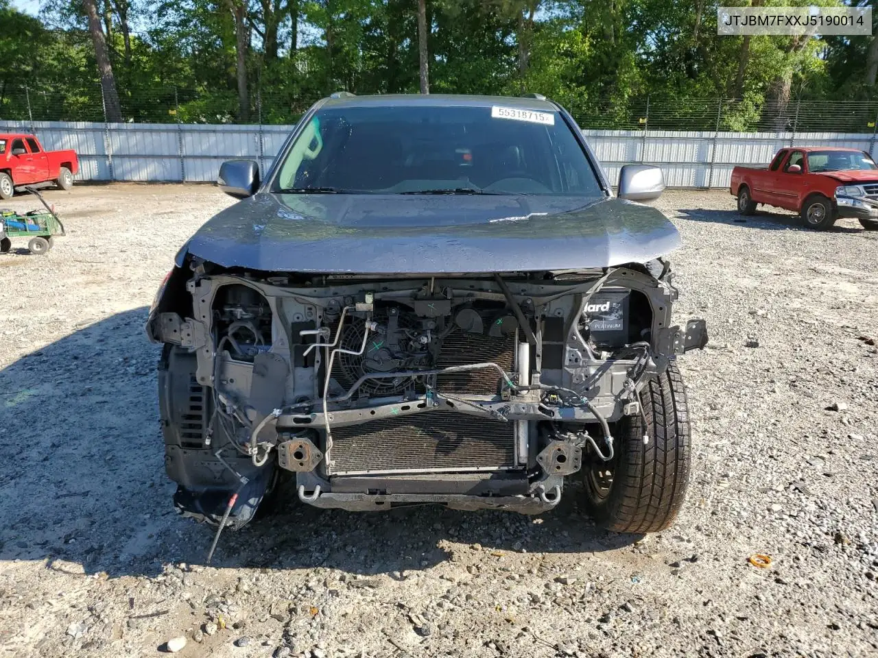 2018 Lexus Gx 460 VIN: JTJBM7FXXJ5190014 Lot: 55318715