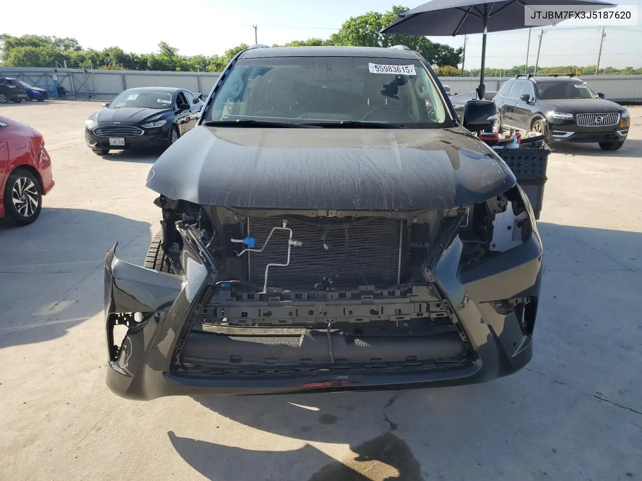 2018 Lexus Gx 460 VIN: JTJBM7FX3J5187620 Lot: 55983615