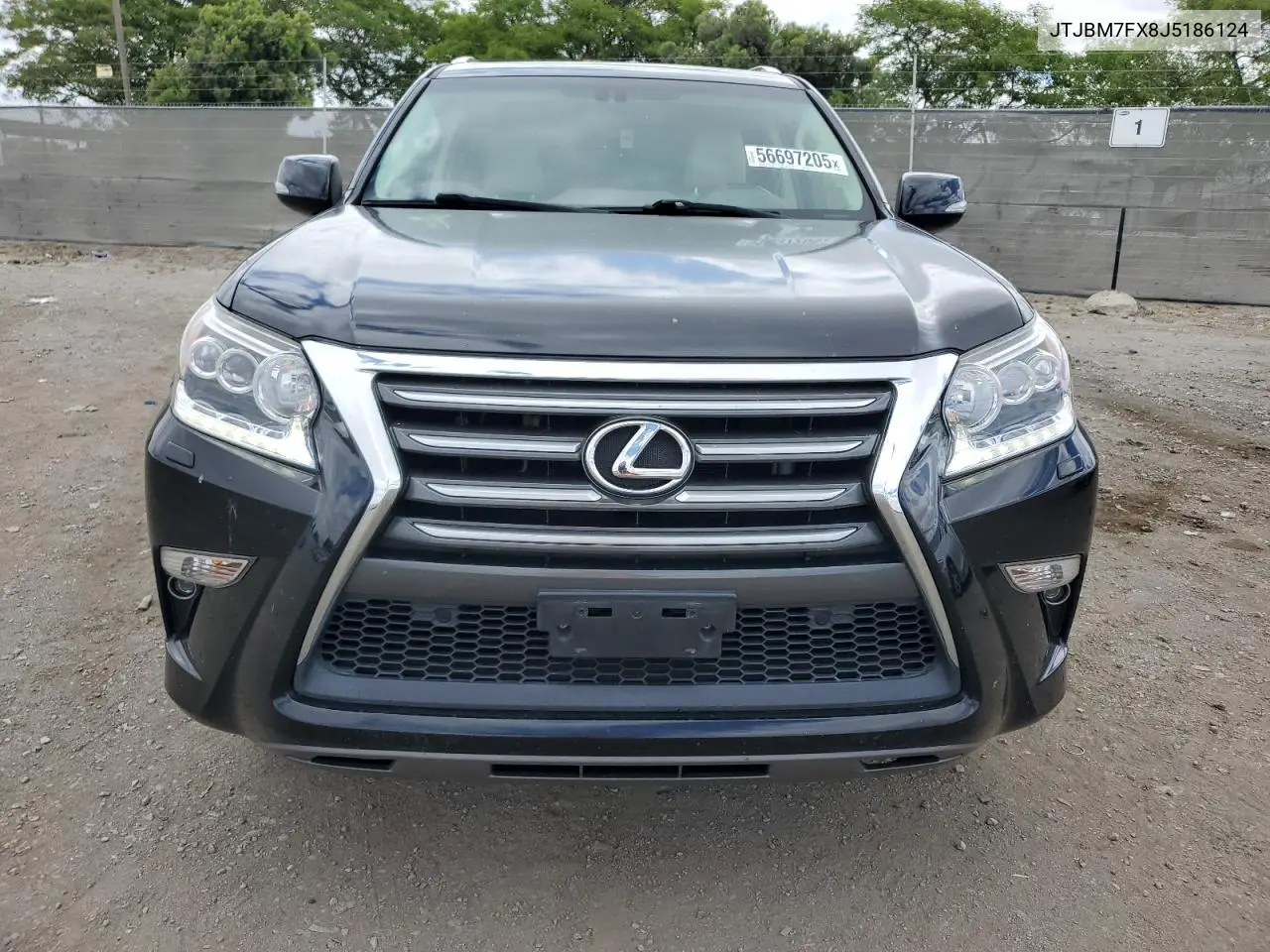 2018 Lexus Gx 460 VIN: JTJBM7FX8J5186124 Lot: 56697205