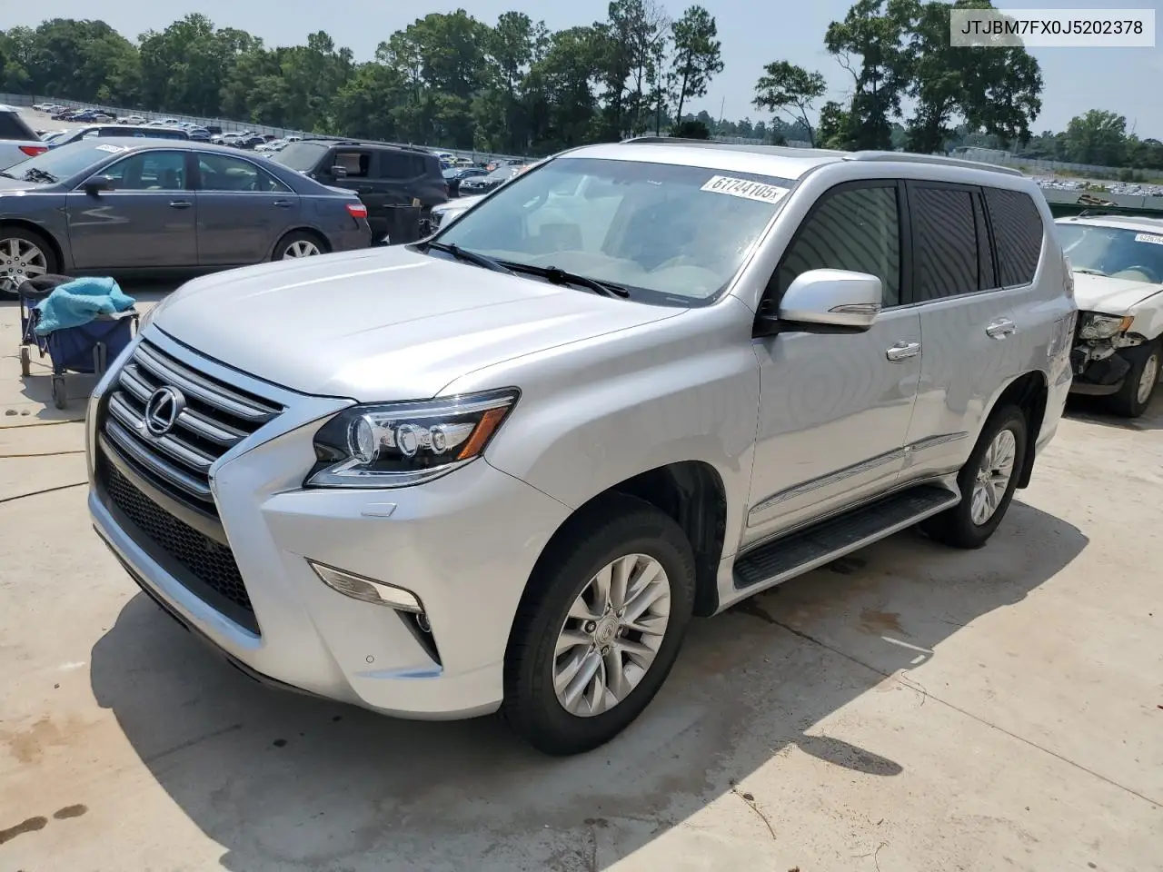 2018 Lexus Gx 460 VIN: JTJBM7FX0J5202378 Lot: 61744105