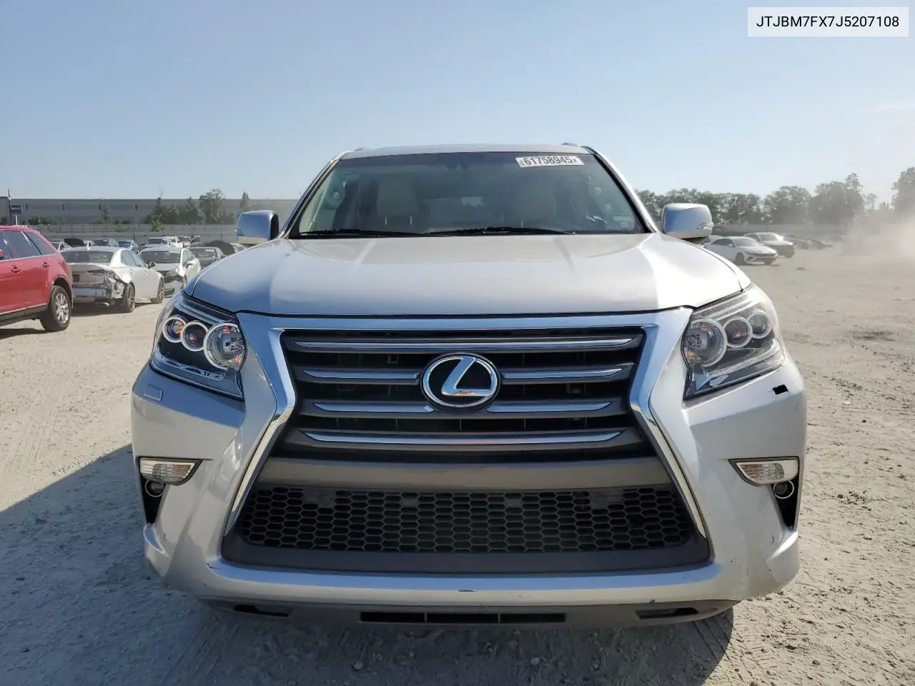 2018 Lexus Gx 460 VIN: JTJBM7FX7J5207108 Lot: 61758945