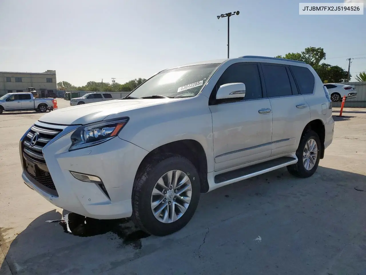 2018 Lexus Gx 460 VIN: JTJBM7FX2J5194526 Lot: 63042285