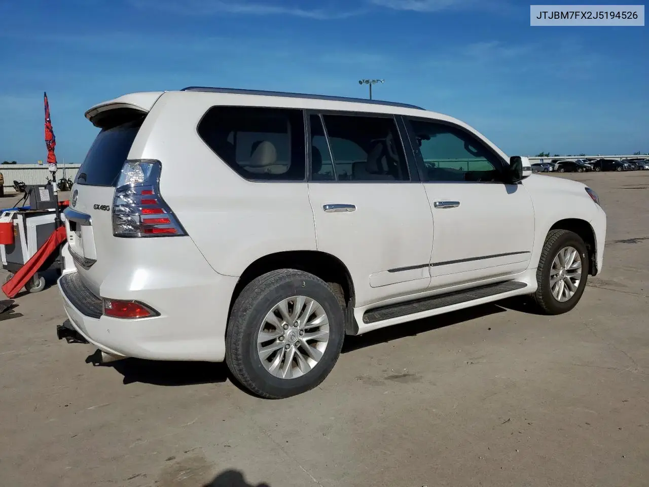 2018 Lexus Gx 460 VIN: JTJBM7FX2J5194526 Lot: 63042285