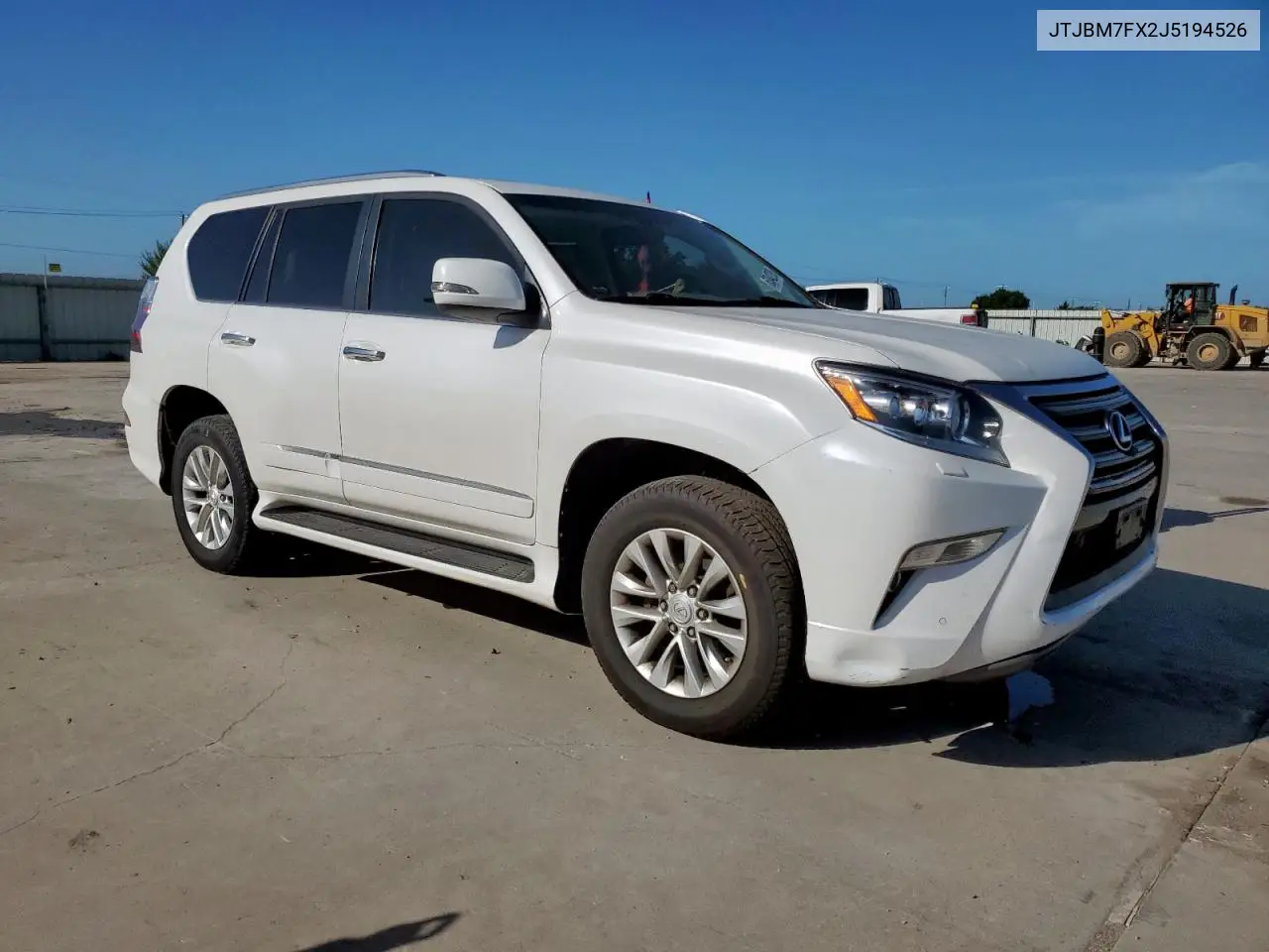 2018 Lexus Gx 460 VIN: JTJBM7FX2J5194526 Lot: 63042285