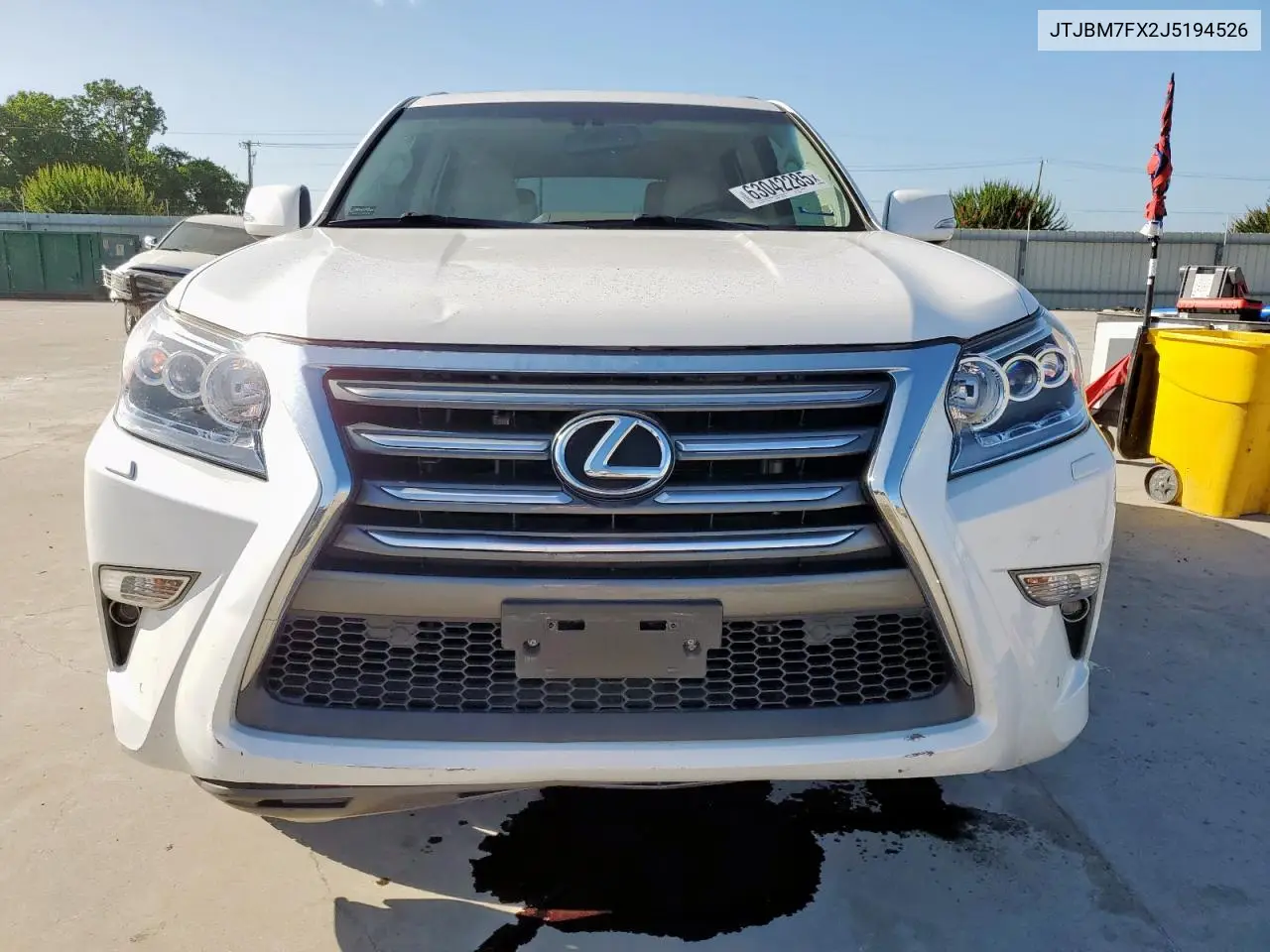 2018 Lexus Gx 460 VIN: JTJBM7FX2J5194526 Lot: 63042285