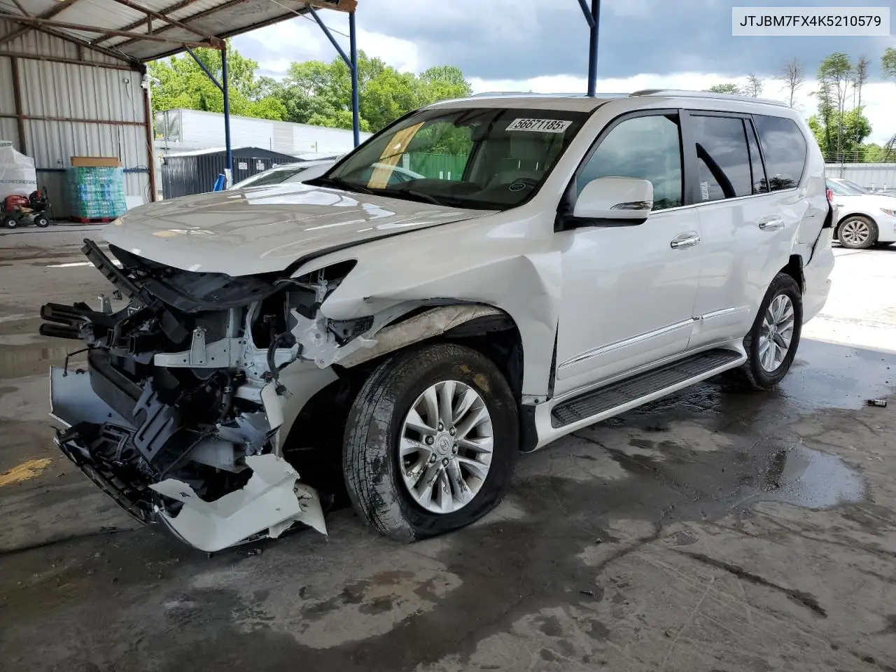 2019 Lexus Gx 460 VIN: JTJBM7FX4K5210579 Lot: 56671185