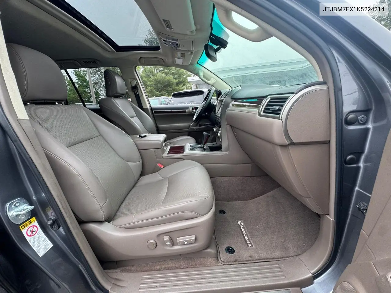 2019 Lexus Gx 460 VIN: JTJBM7FX1K5224214 Lot: 57187195