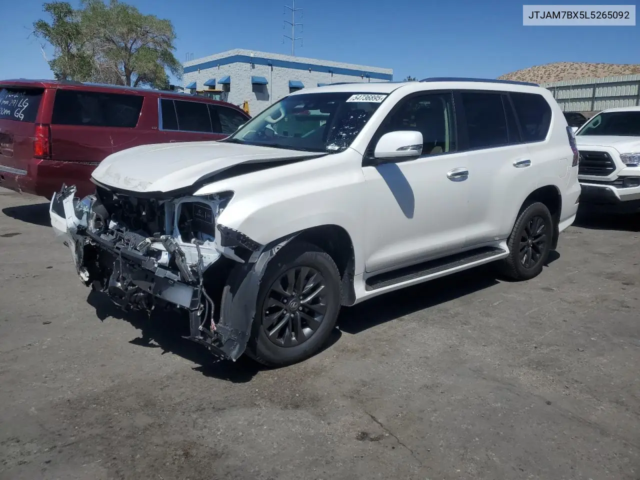 2020 Lexus Gx 460 Premium VIN: JTJAM7BX5L5265092 Lot: 54736895