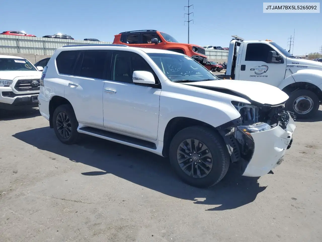 2020 Lexus Gx 460 Premium VIN: JTJAM7BX5L5265092 Lot: 54736895